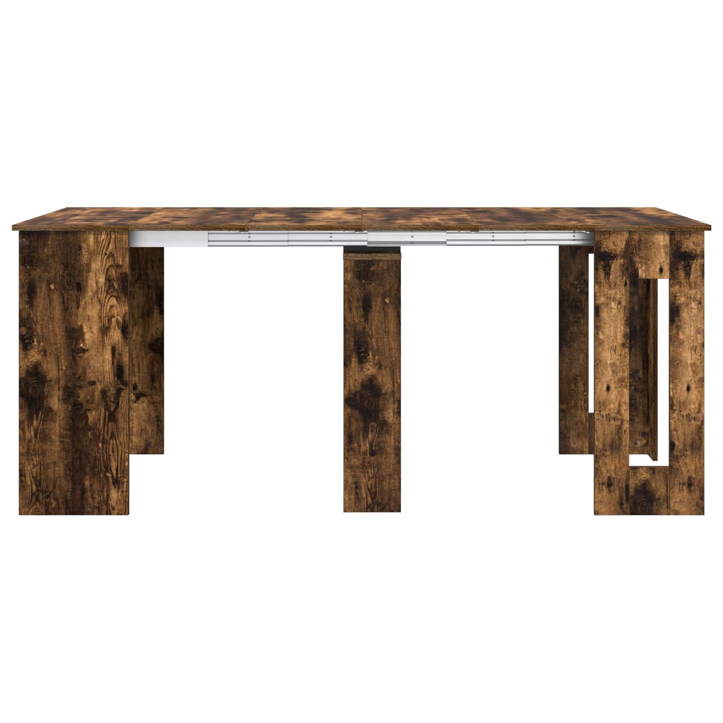 Étkezőasztal 180 x 85 x 75 cm Szerelt Fa Füstös Tölgy
