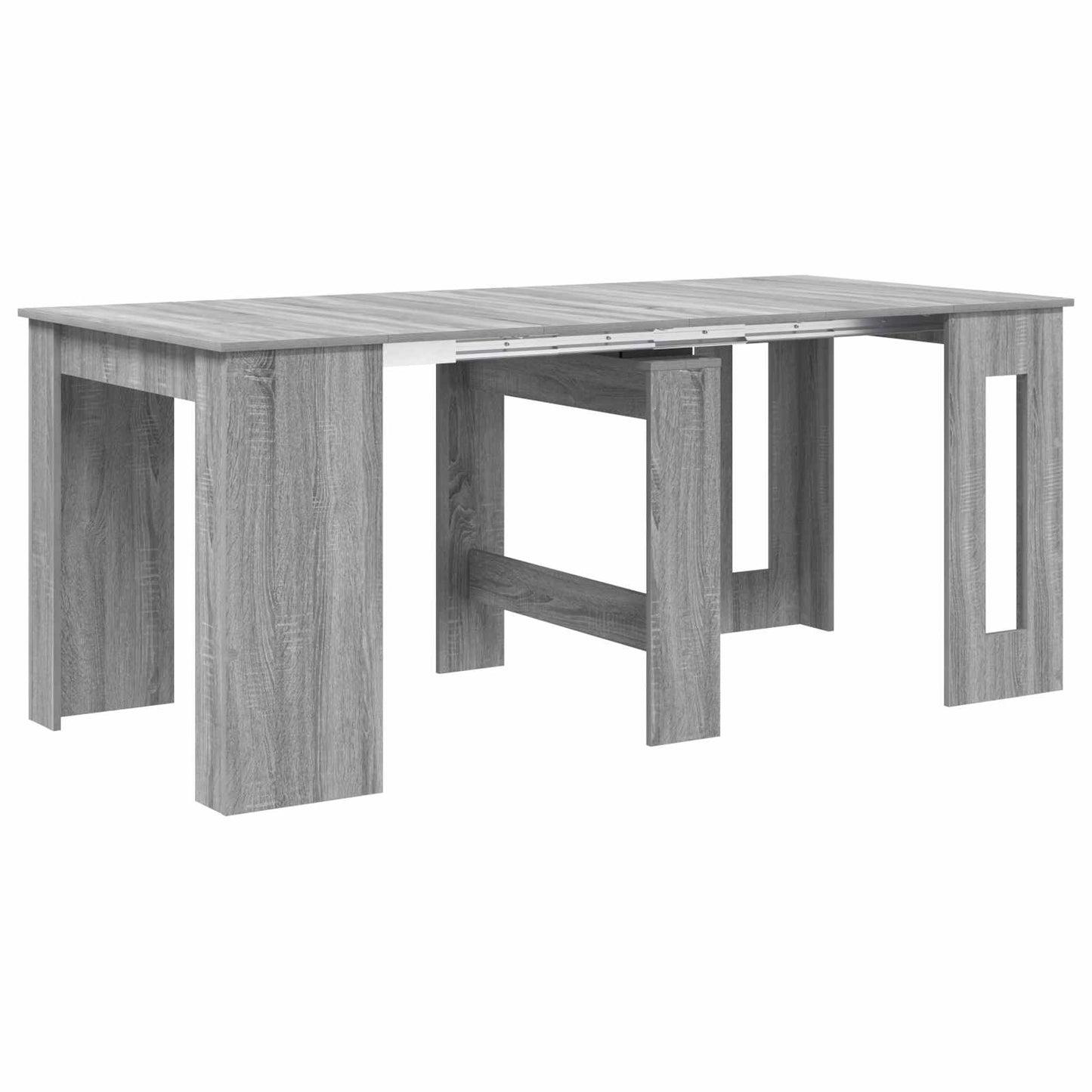 Étkezőasztal 180 x 85 x 75 cm Szerelt Fa Szürke Sonoma