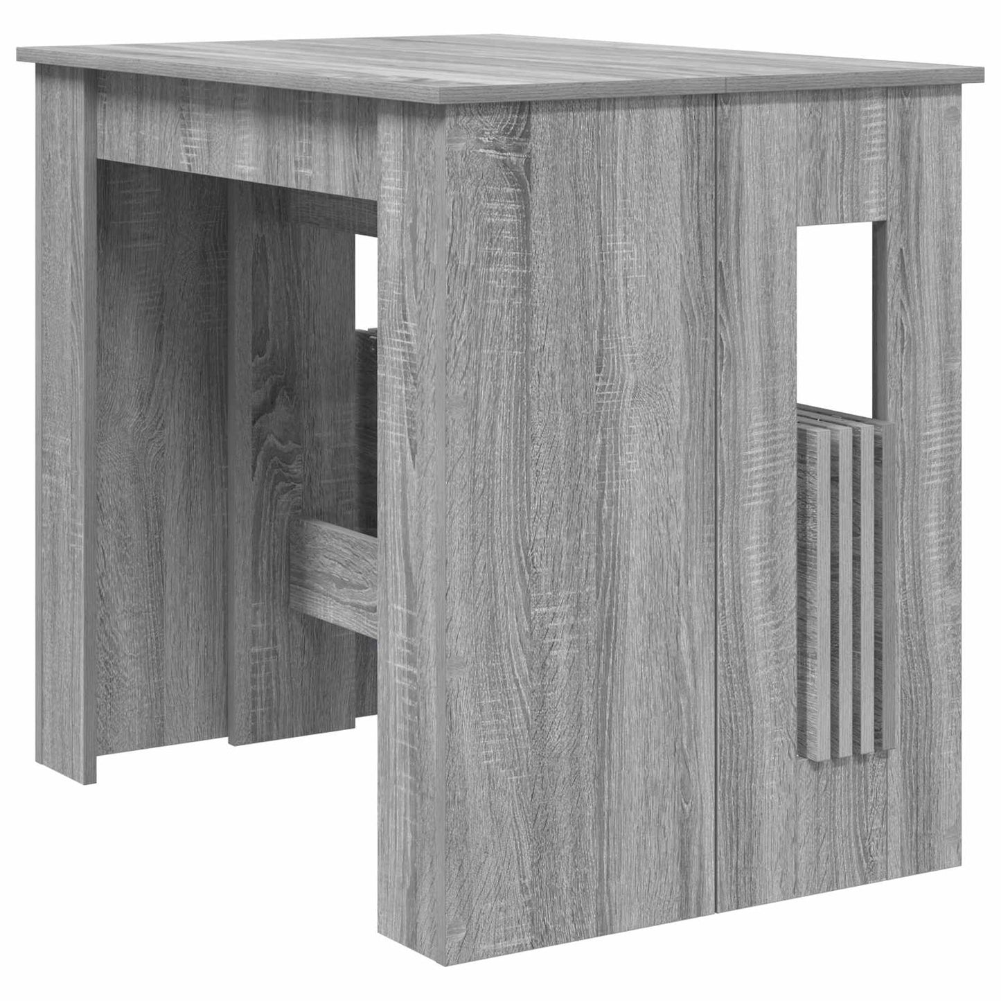 Étkezőasztal 180 x 85 x 75 cm Szerelt Fa Szürke Sonoma