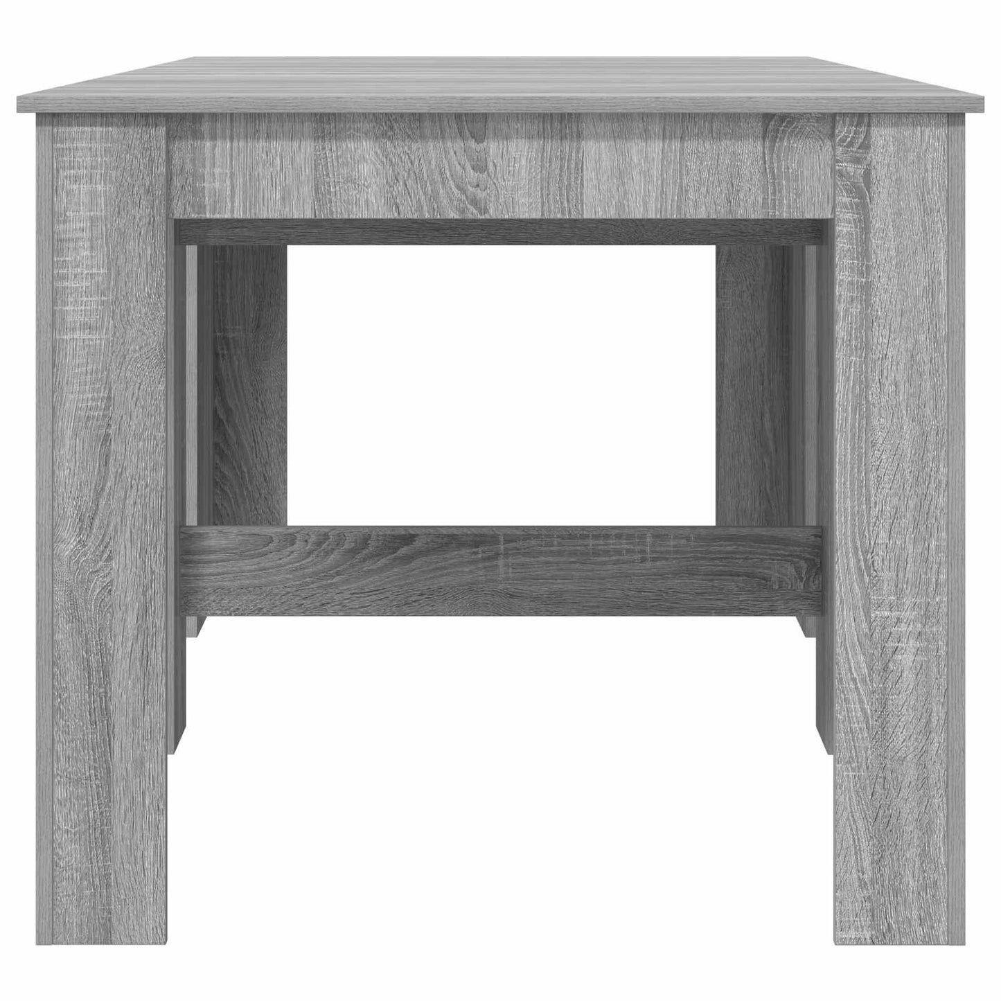 Étkezőasztal 180 x 85 x 75 cm Szerelt Fa Szürke Sonoma