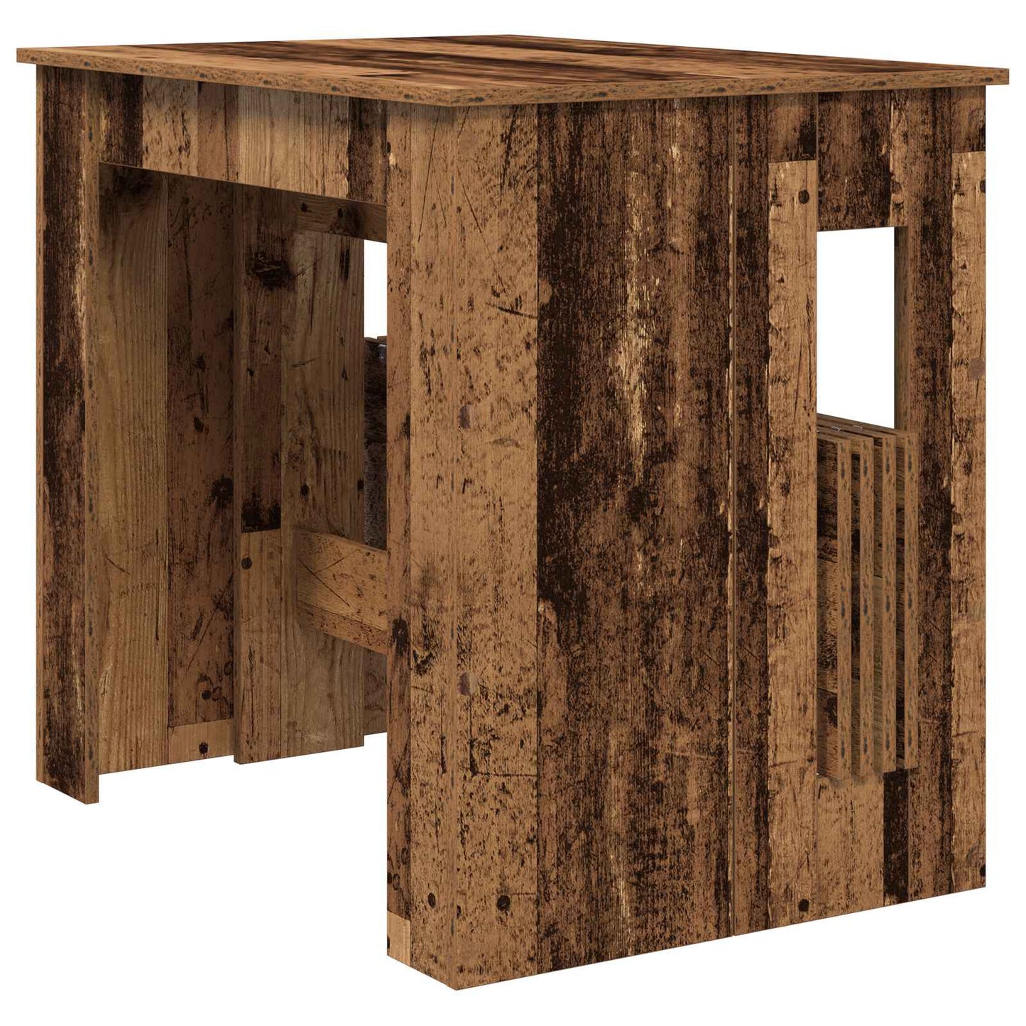 Étkezőasztal 180 x 85 x 75 cm Szerelt Fa Antik Fa Négyszögletes