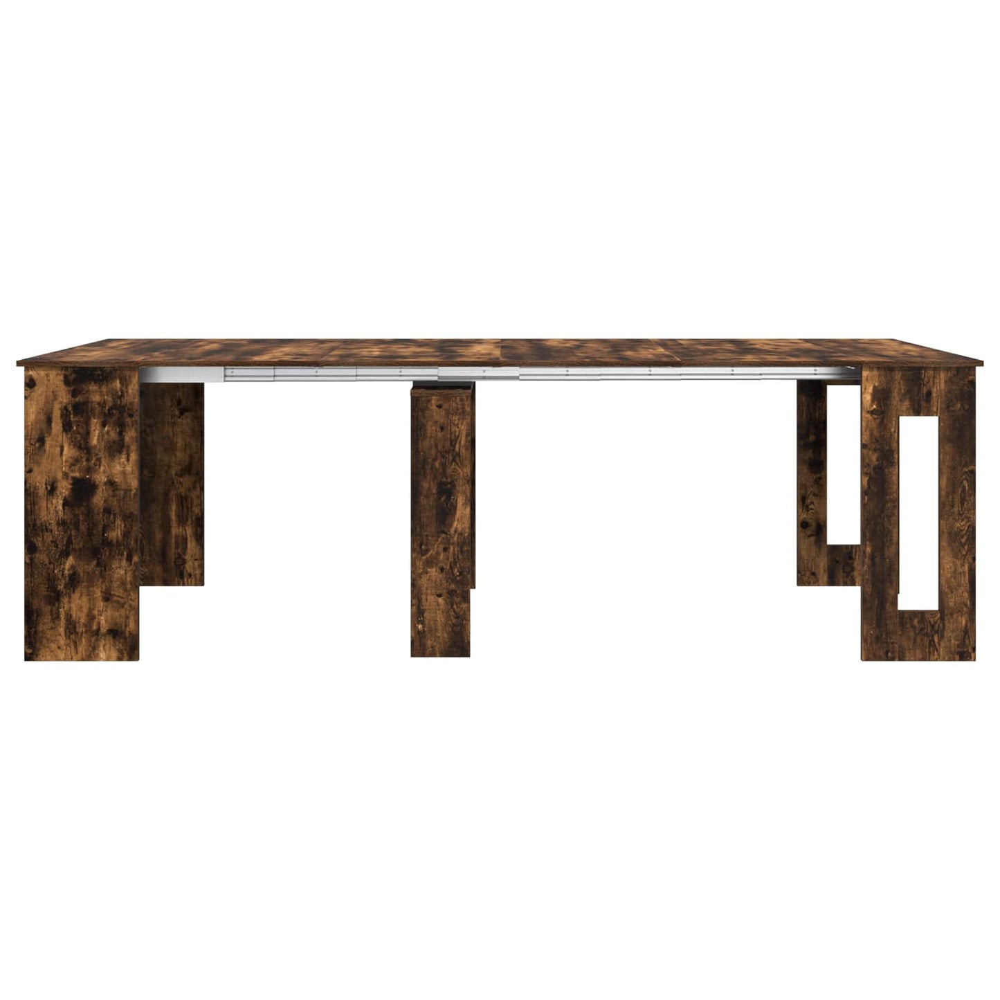 Étkezőasztal 240 x 85 x 75 cm Szerelt Fa Füstös Tölgy