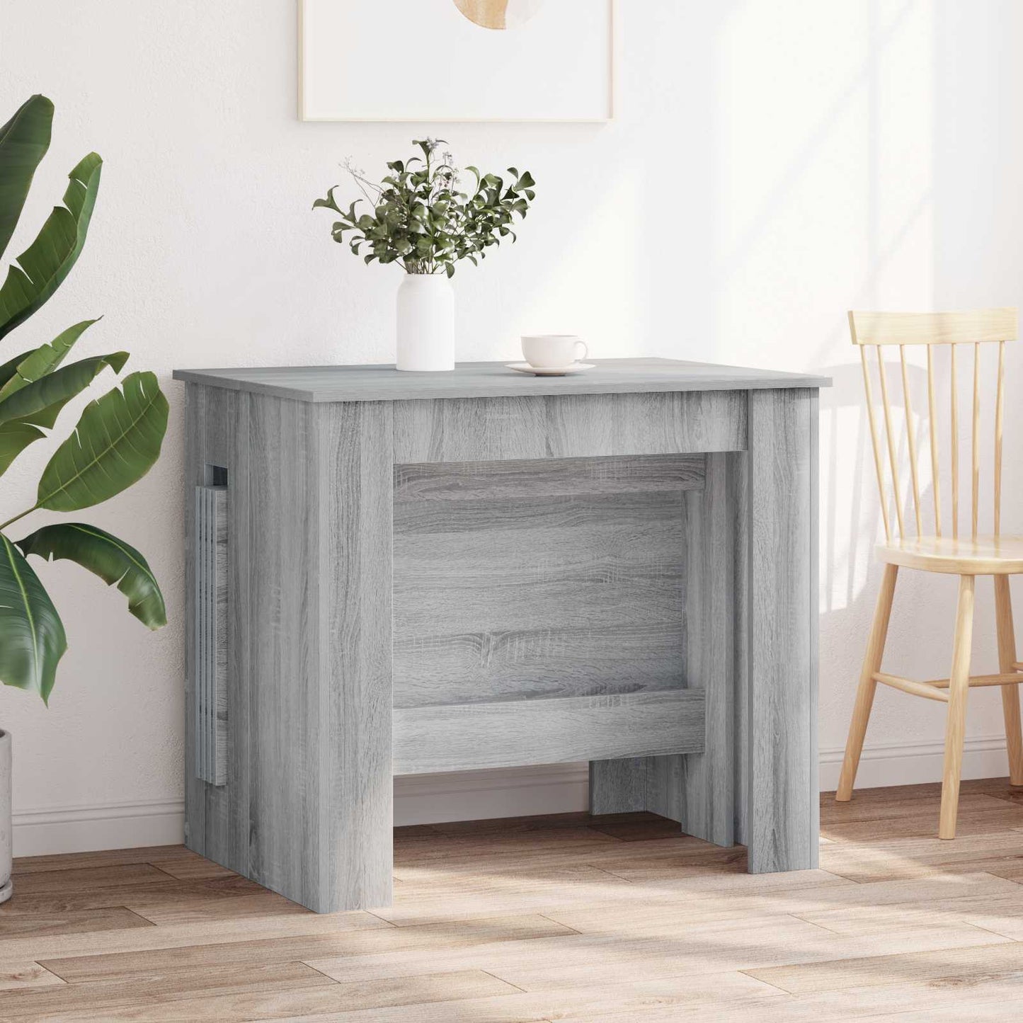 Étkezőasztal 240 x 85 x 75 cm Szerelt Fa Szürke Sonoma