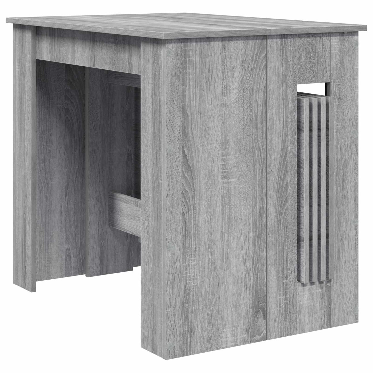 Étkezőasztal 240 x 85 x 75 cm Szerelt Fa Szürke Sonoma
