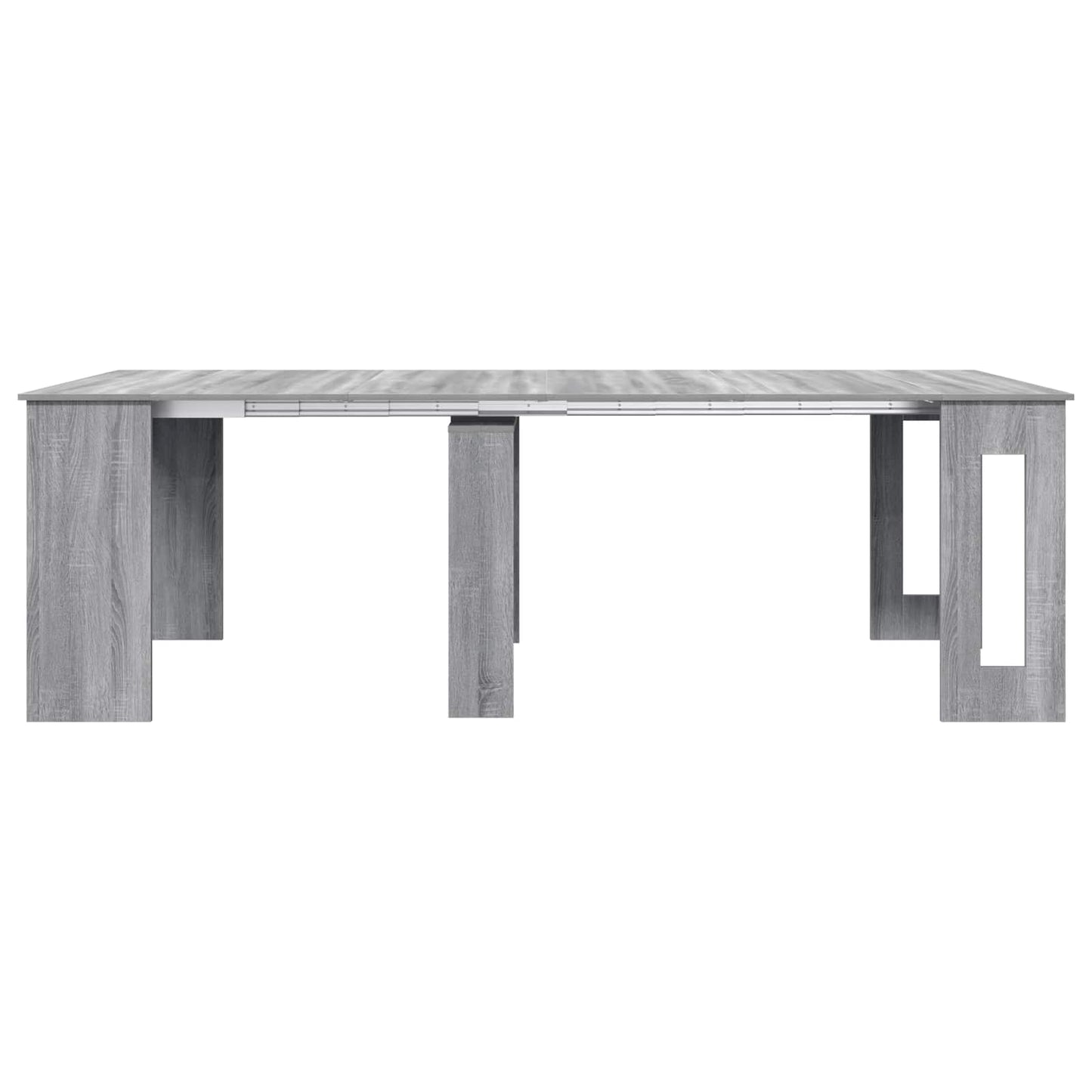 Étkezőasztal 240 x 85 x 75 cm Szerelt Fa Szürke Sonoma