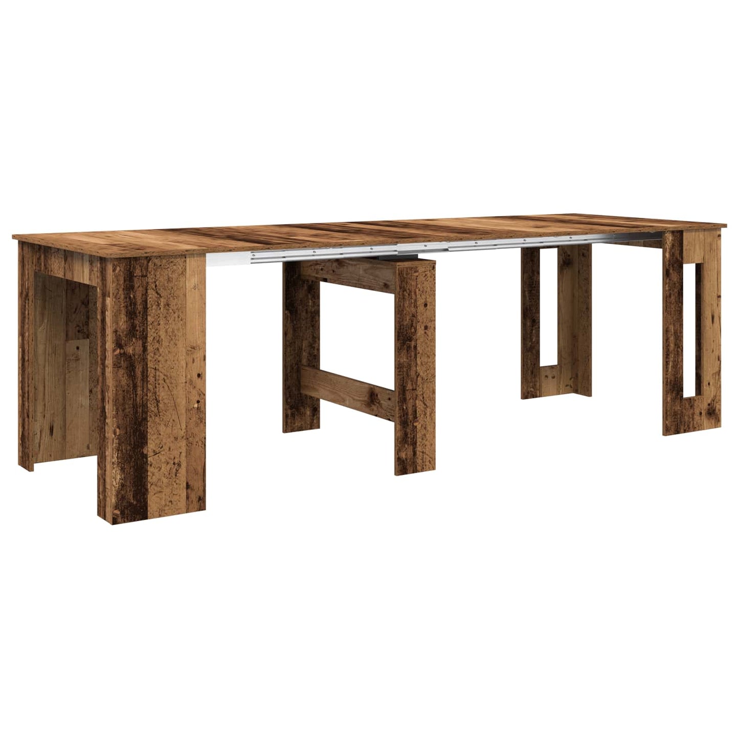 Étkezőasztal 240 x 85 x 75 cm Szerelt Fa Antik Fa Négyszögletes