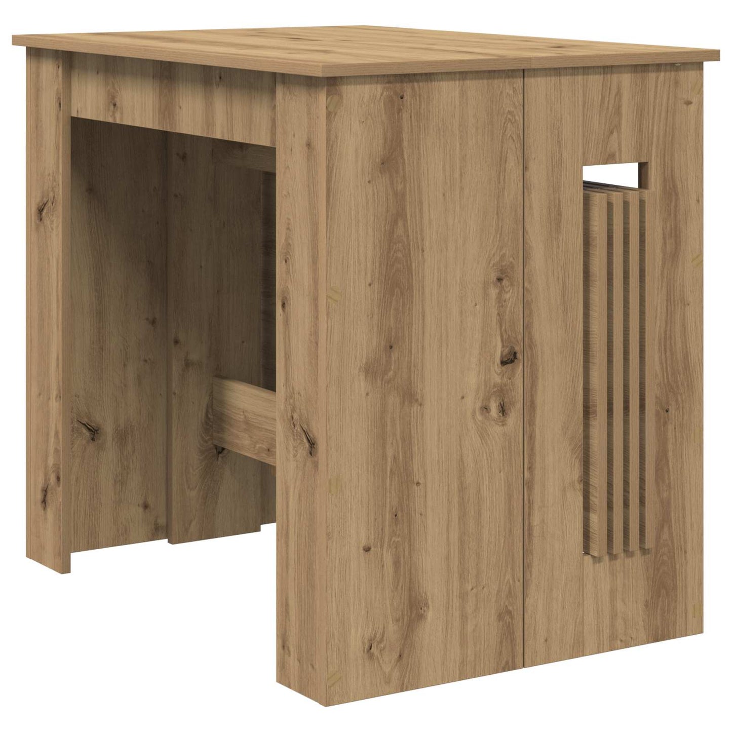 Étkezőasztal 240 x 85 x 75 cm Szerelt Fa Kézműves Tölgy