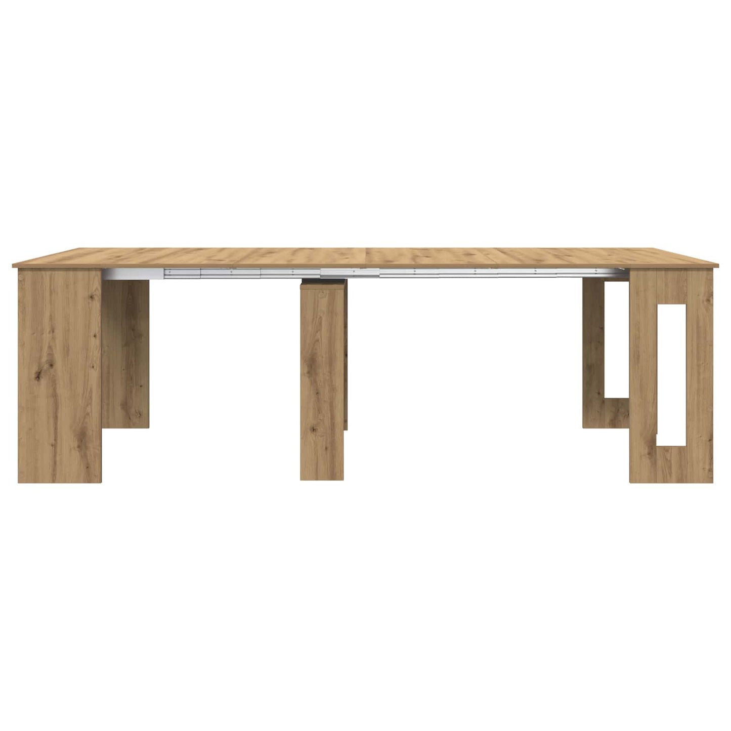 Étkezőasztal 240 x 85 x 75 cm Szerelt Fa Kézműves Tölgy