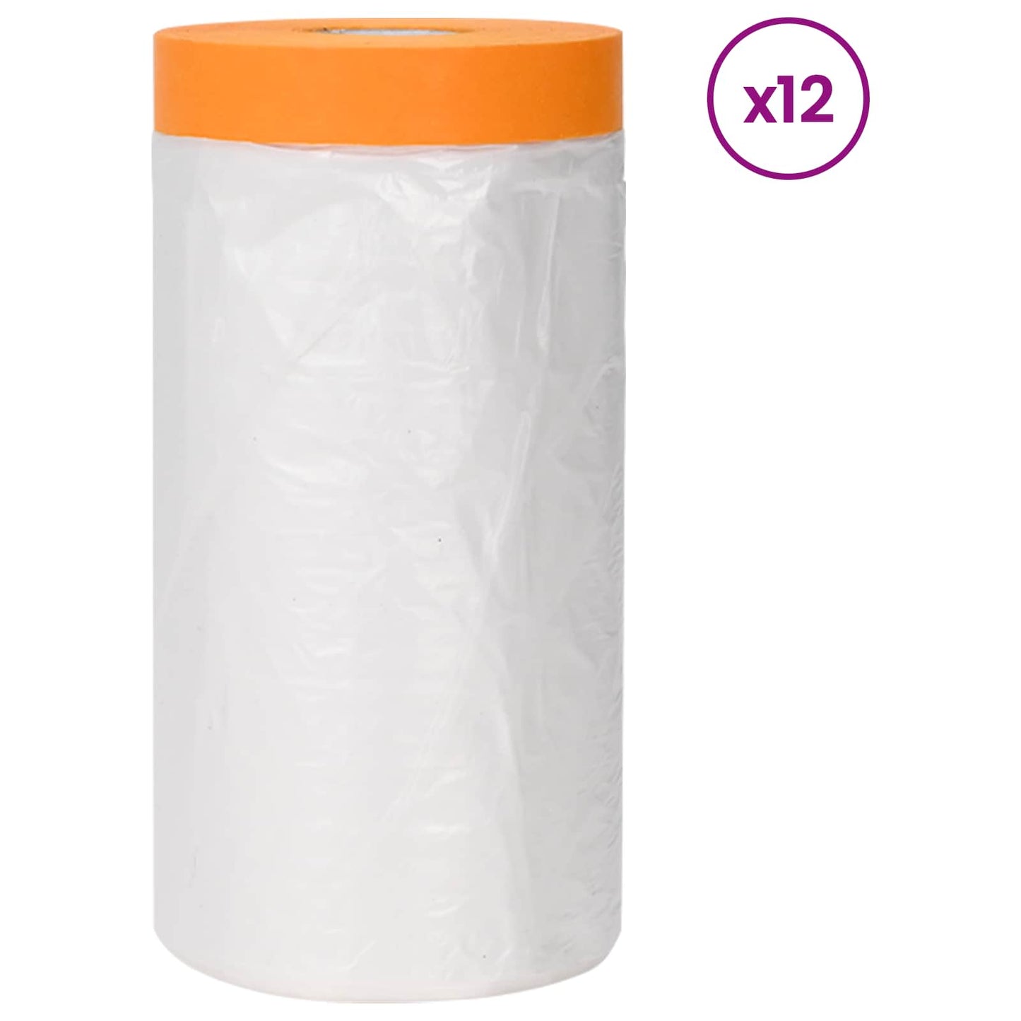 Ragasztószalaggal ellátott porfólia 12 db Átlátszó HDPE