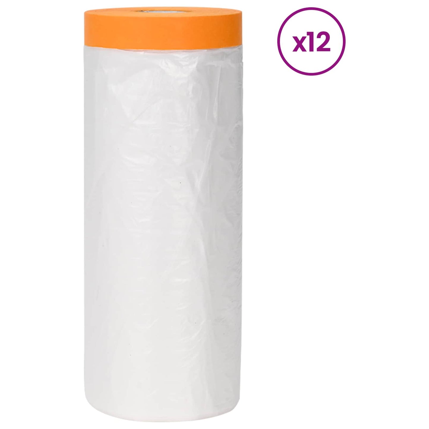 Ragasztószalaggal ellátott porfólia 12 db Átlátszó HDPE