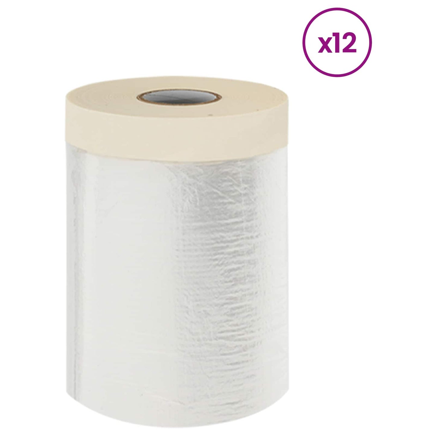 Ragasztós Porszívólepedő 12 pcs Átlátszó 55 x 3300 cm HDPE