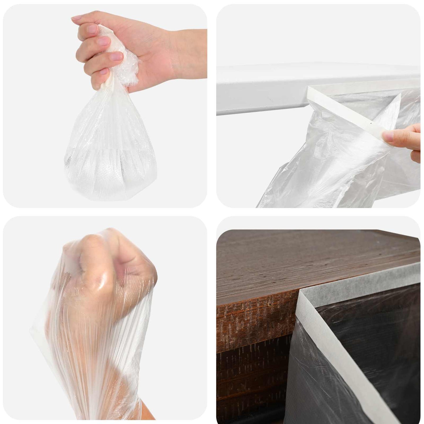 Ragasztós Porszívólepedő 12 pcs Átlátszó 110 x 3300 cm HDPE