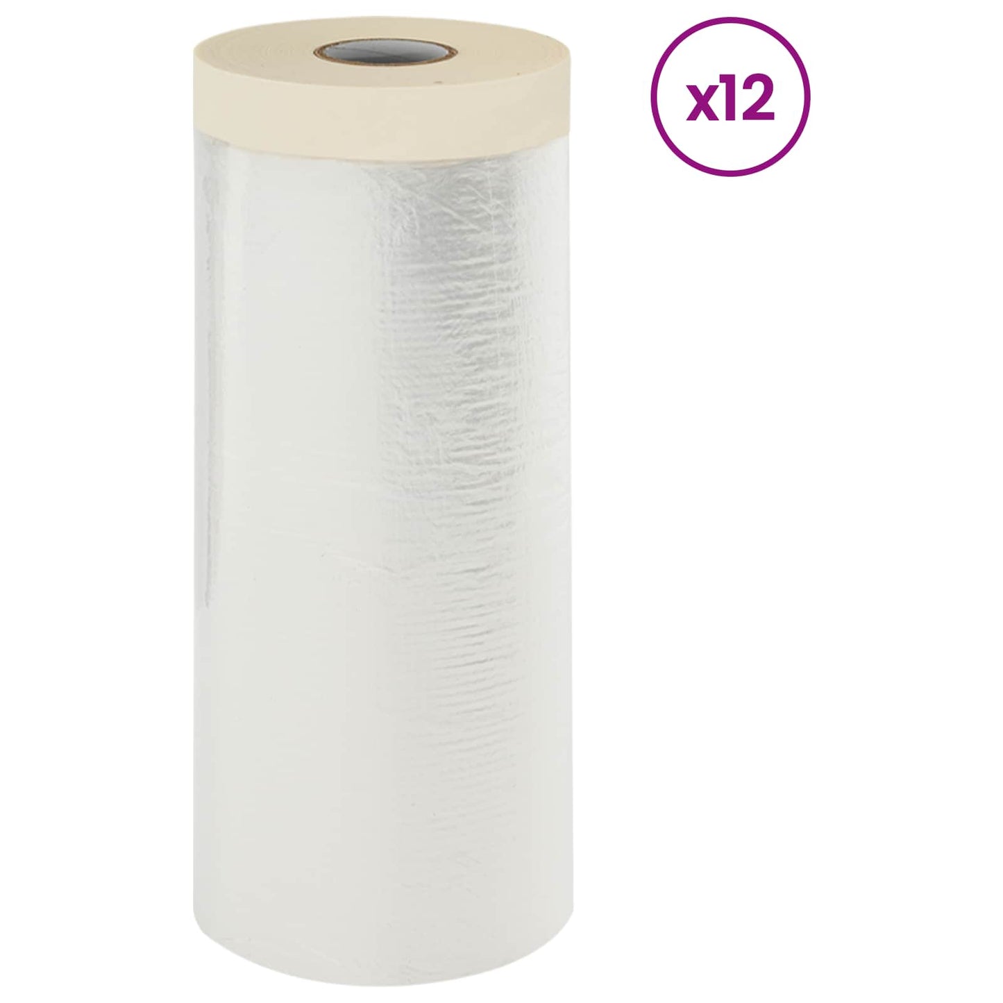 Ragasztós Porszívólepedő 12 pcs Átlátszó 140 x 3300 cm HDPE
