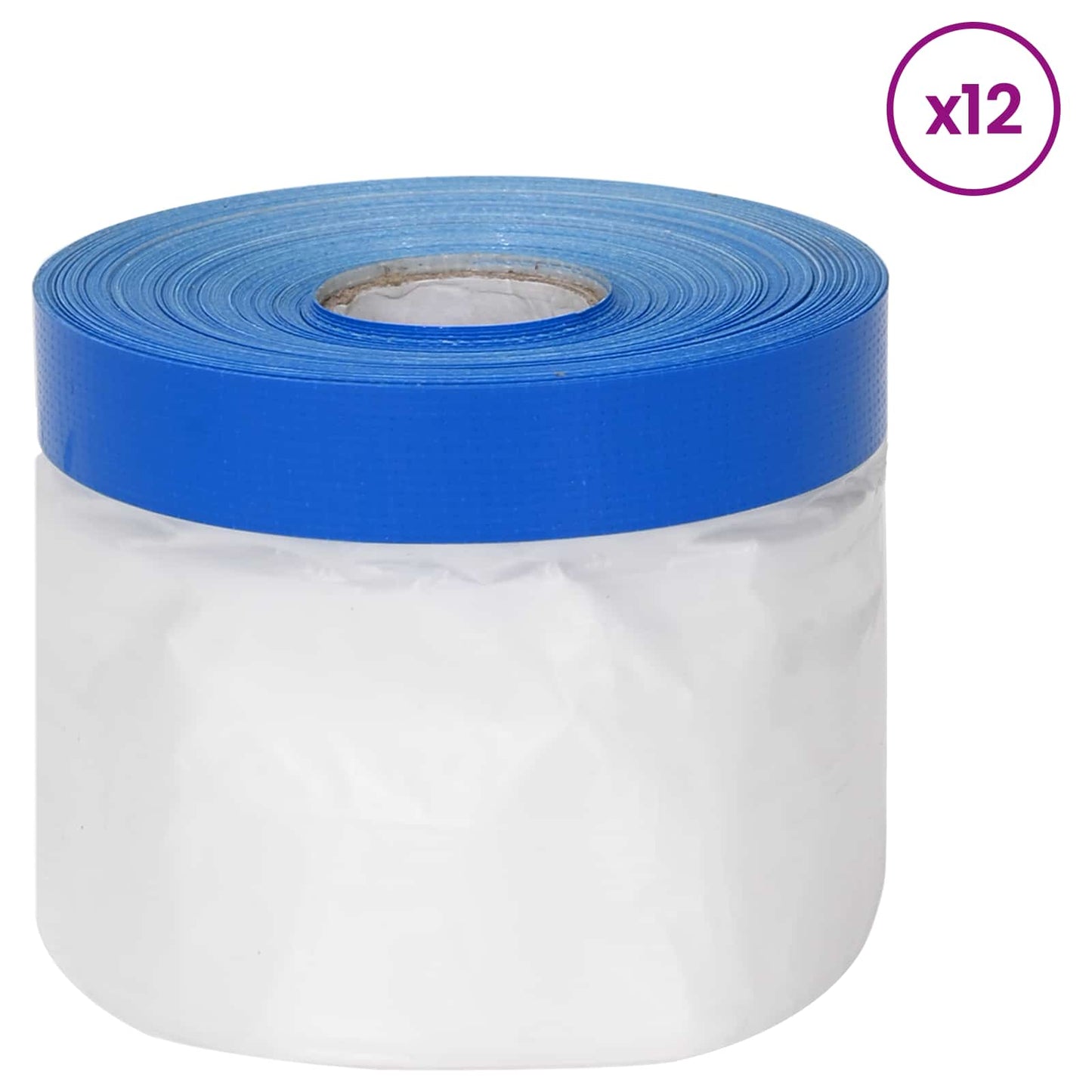 Öntapadós fólia 12 pcs Átlátszó és Kék 30 x 2000 cm