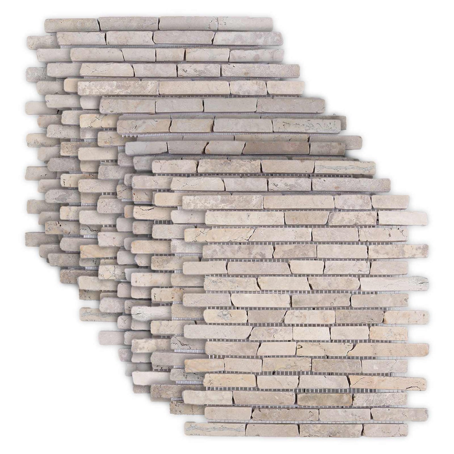 Mozaik Csempék Krémszínű 30 x 30 cm Márvány