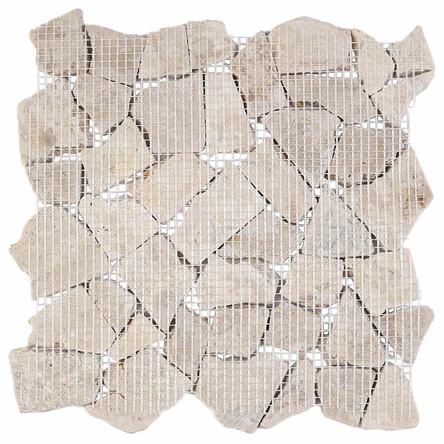 Mozaik Csempék Krémszínű 30 x 30 cm Márvány