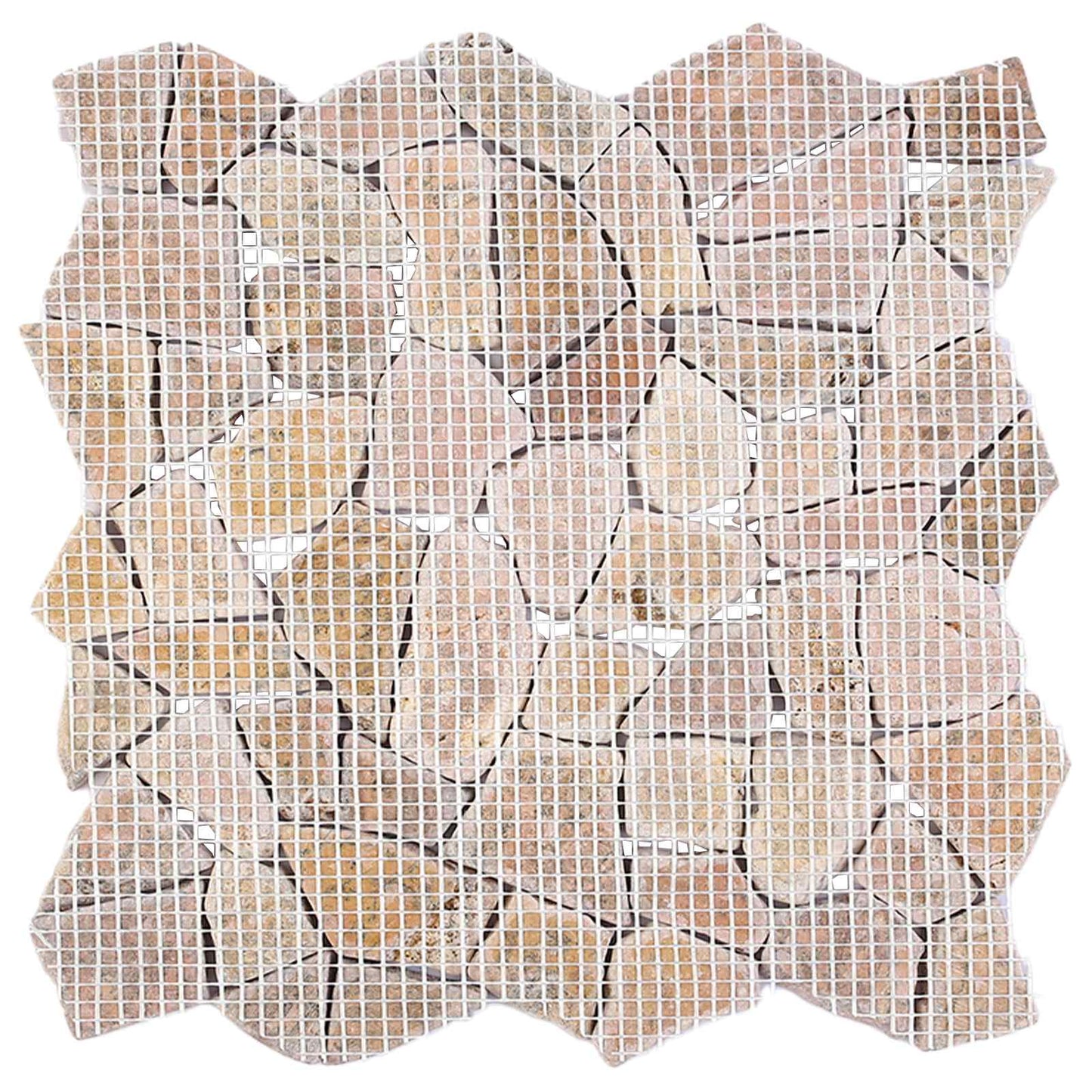 Mozaik Csempék Piros 30 x 30 cm Márvány