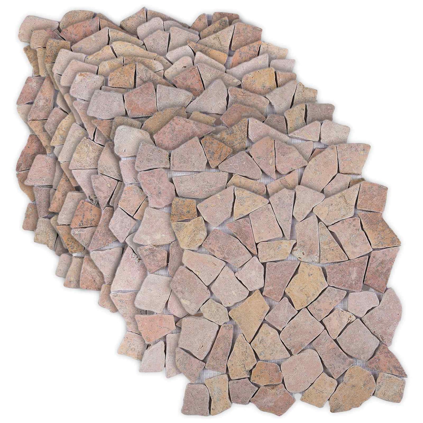 Mozaik Csempék Piros 30 x 30 cm Márvány