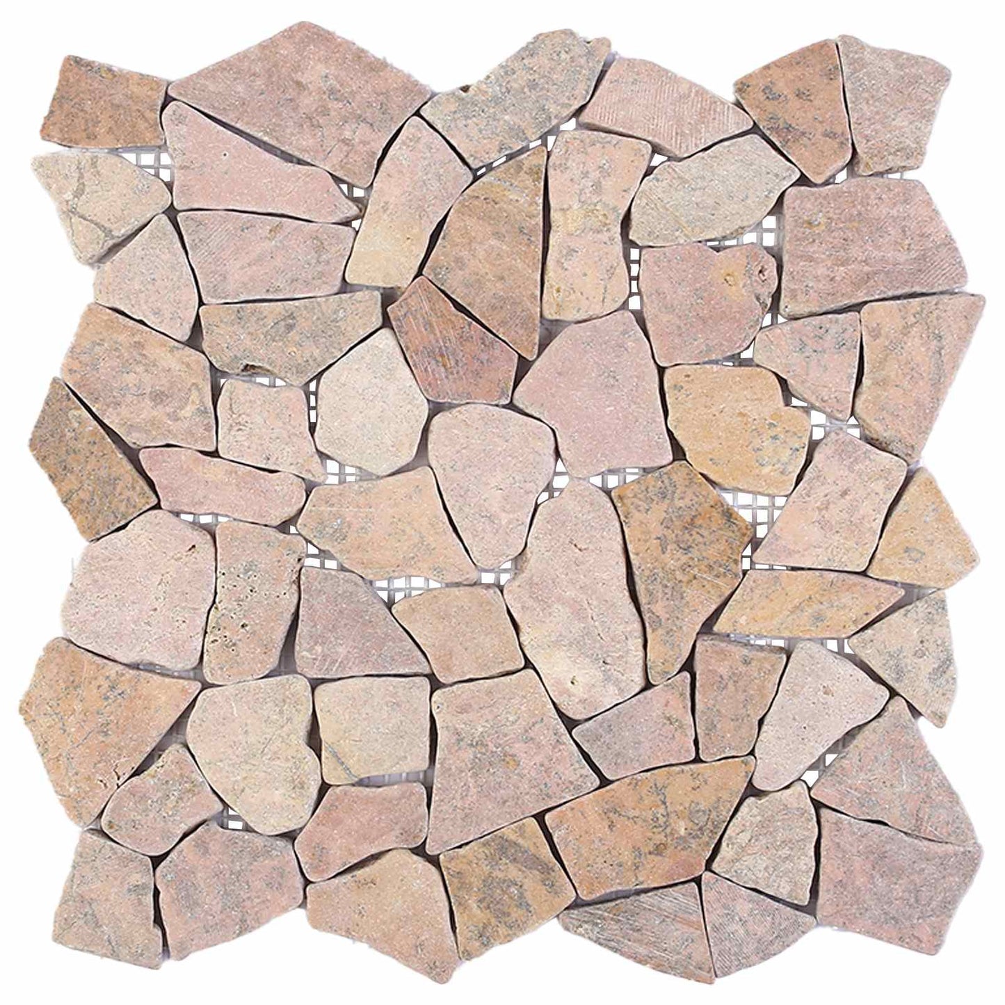 Mozaik Csempék Piros 30 x 30 cm Márvány