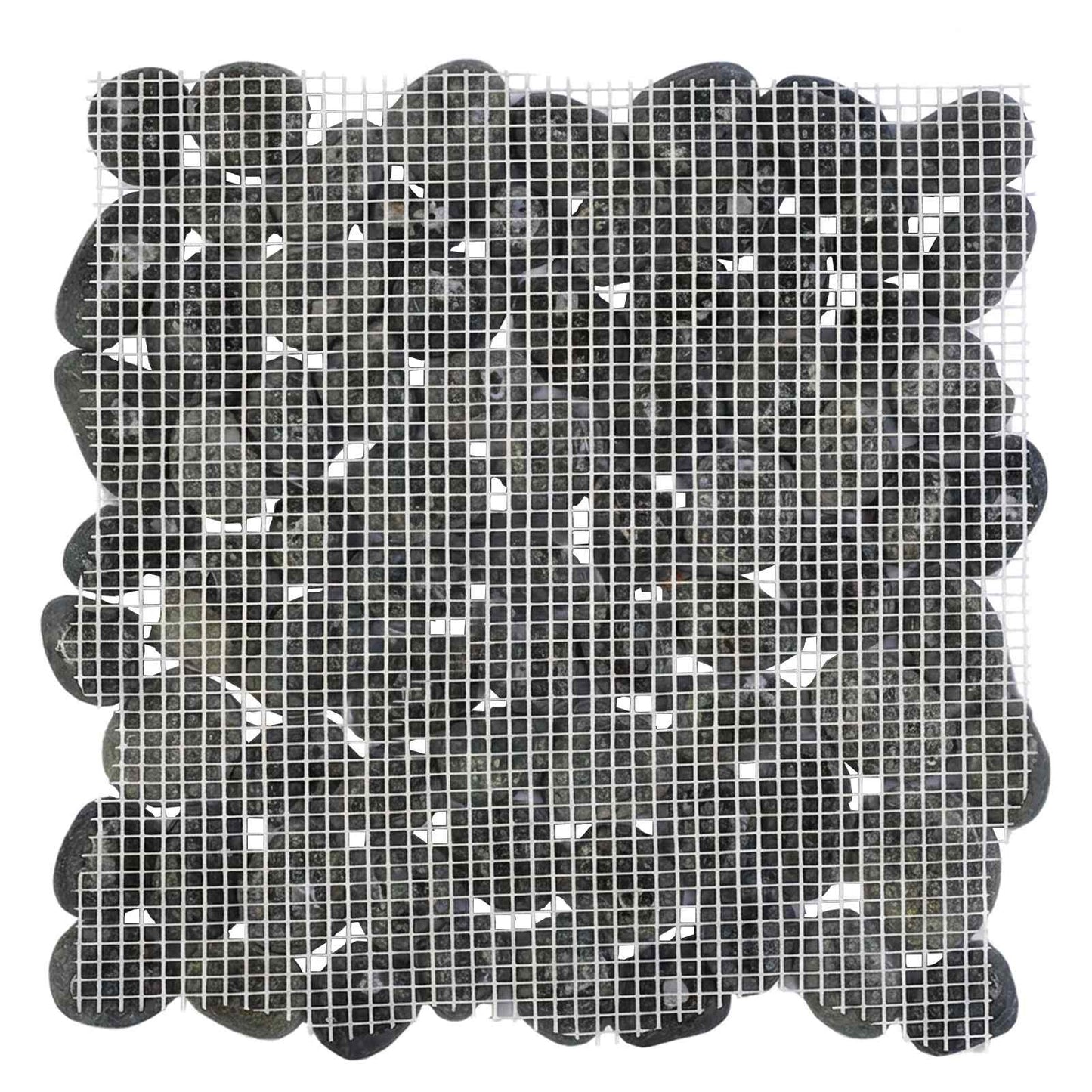 Kavics csempe Szürke 30 x 30 cm Folyó Kavics
