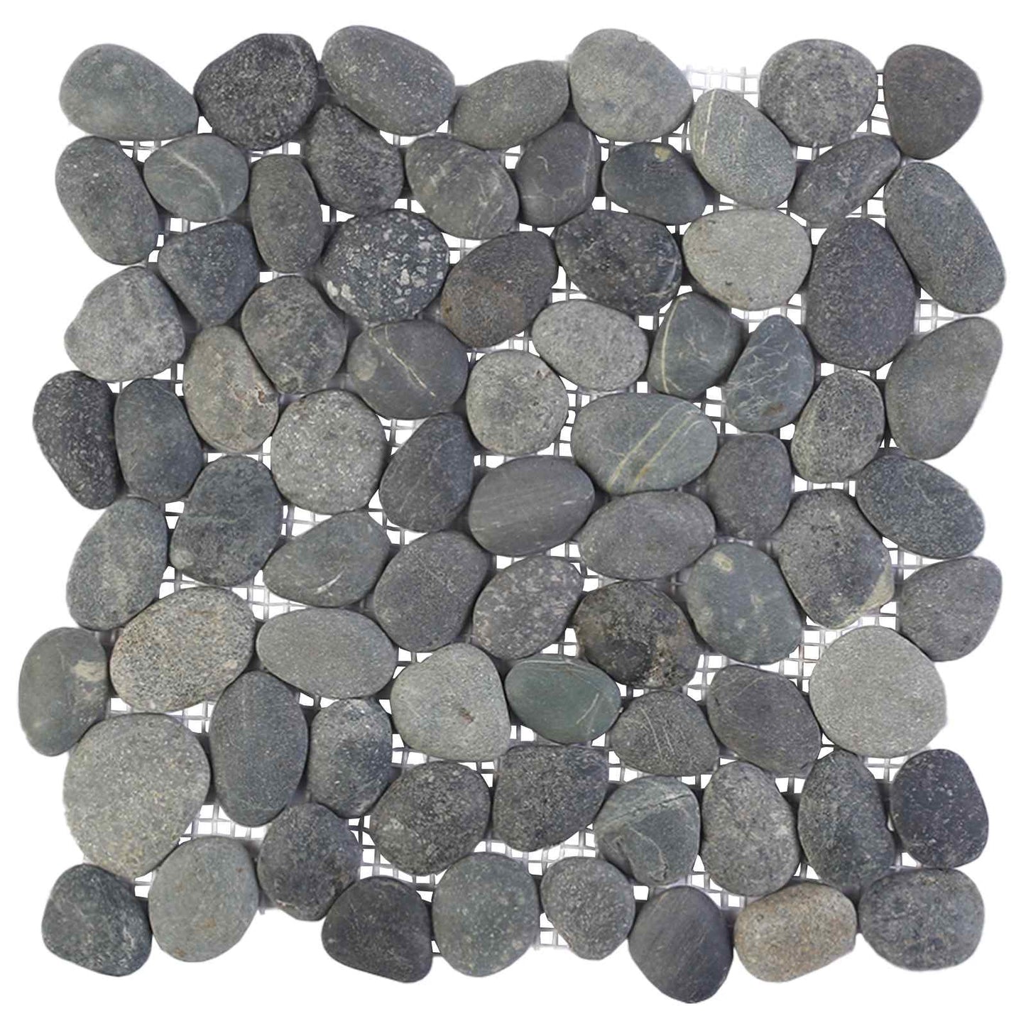Kavics csempe Szürke 30 x 30 cm Folyó Kavics