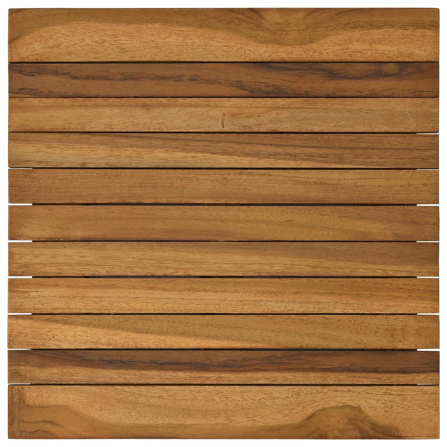 Asztallap 40 x 40 x 3,5 cm Négyzet Tömör Teakfa Természetes