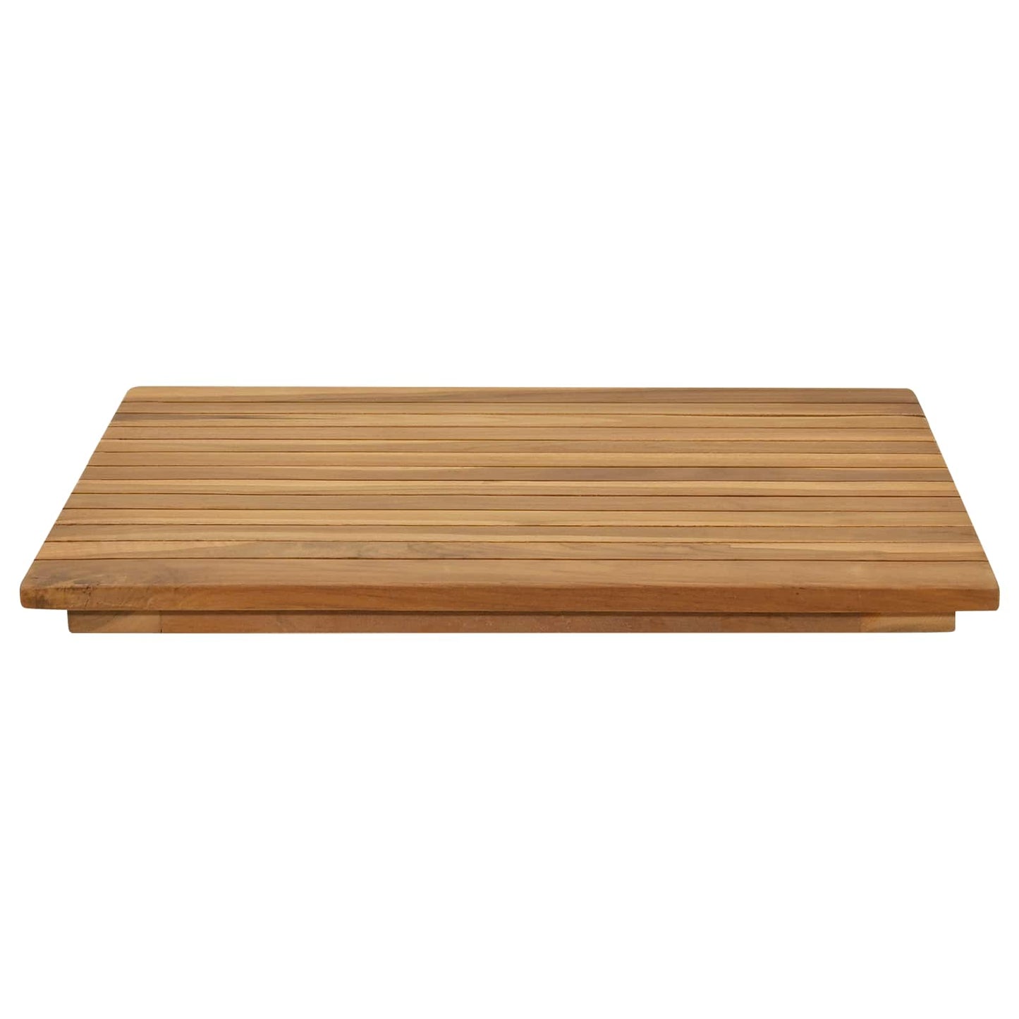 Asztallap 50 x 50 x 3,5 cm Négyzet Tömör Teakfa Természetes