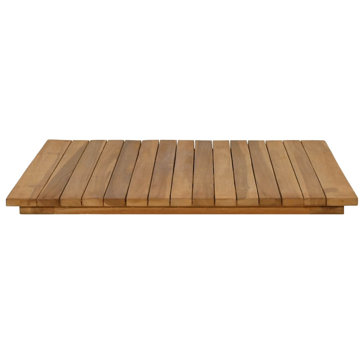 Asztallap 60 x 60 x 3,5 cm Négyzet Tömör Teakfa Természetes
