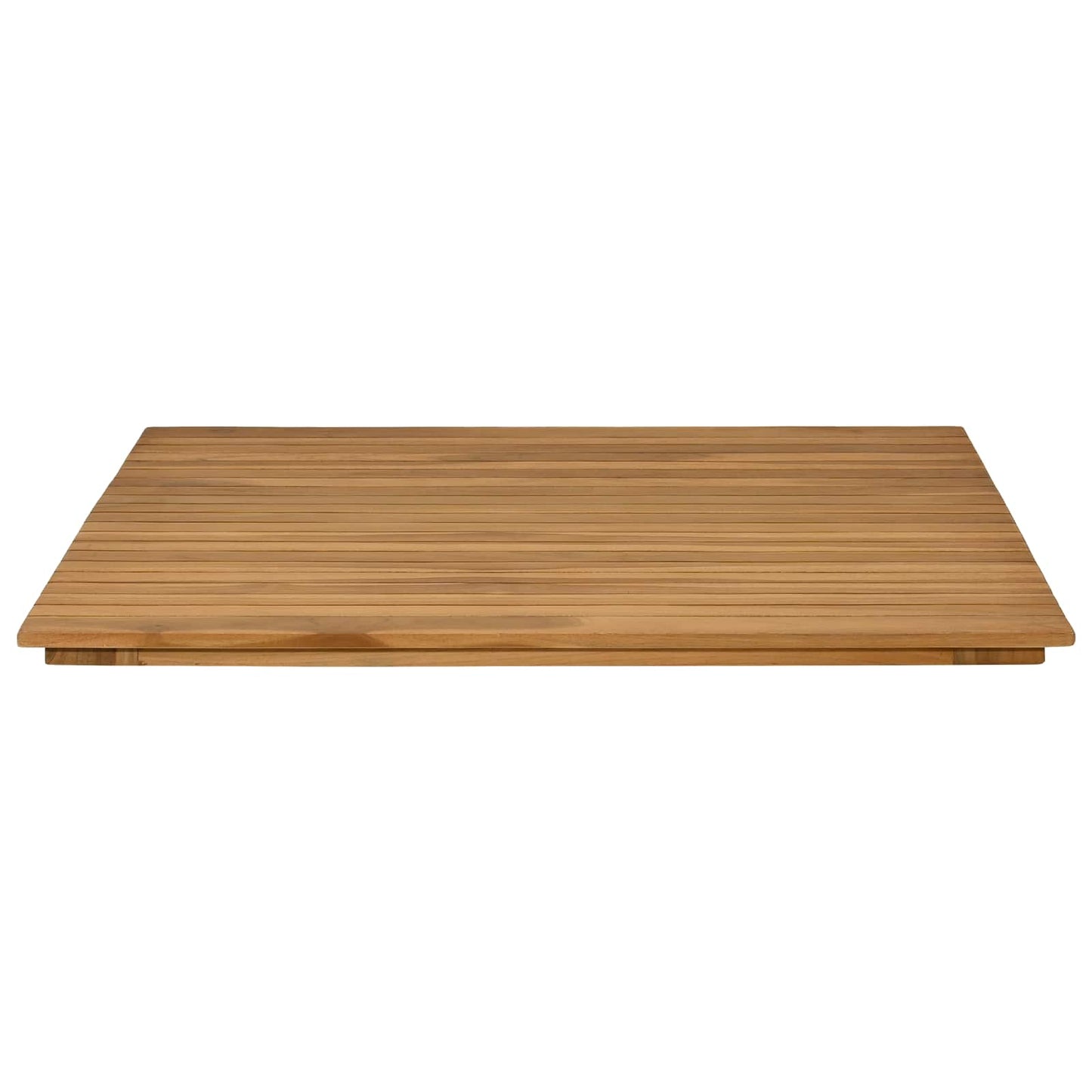 Asztallap 80 x 80 x 3,5 cm Négyzet Tömör Teakfa Természetes
