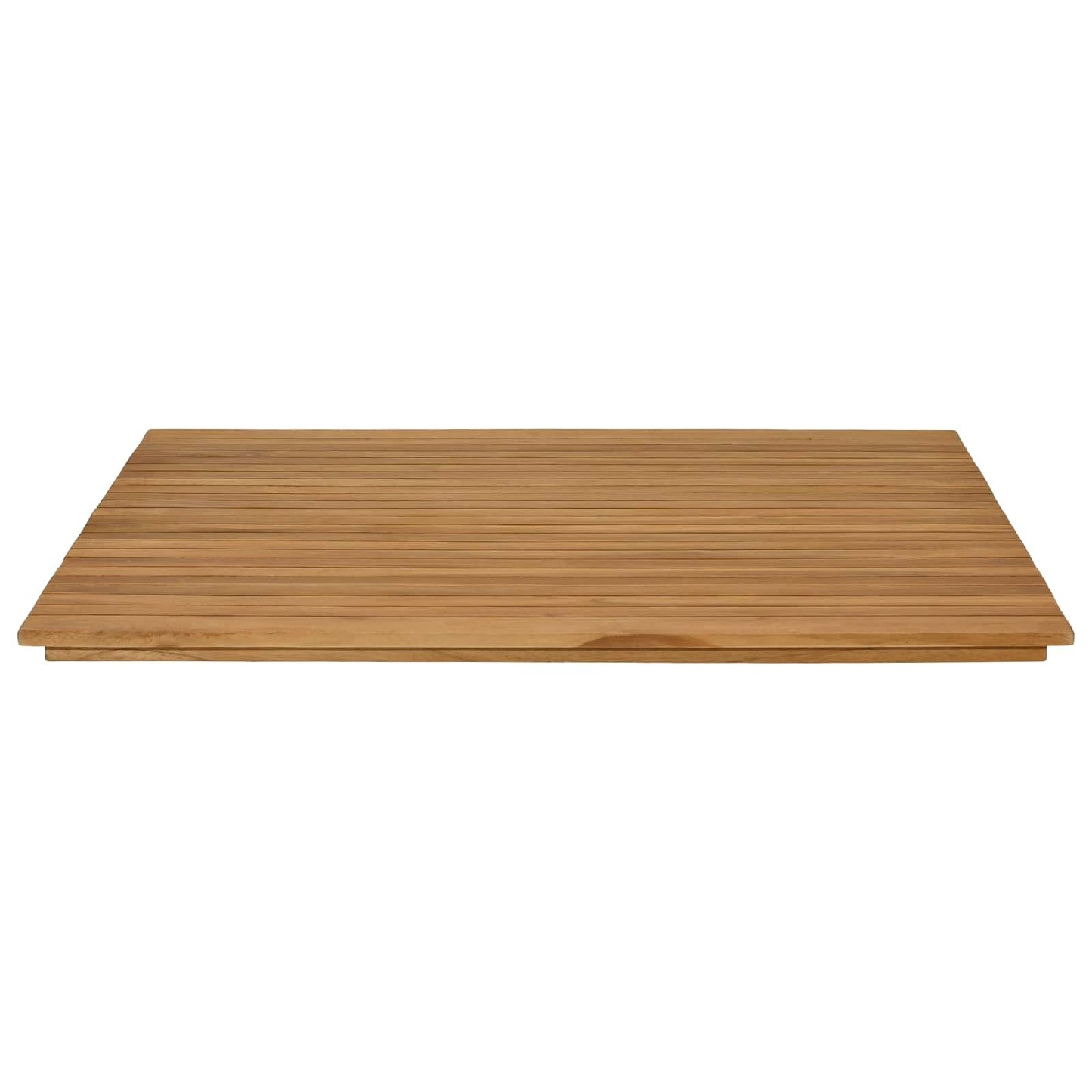 Asztallap 90 x 90 x 3,5 cm Négyzet Tömör Teakfa Természetes