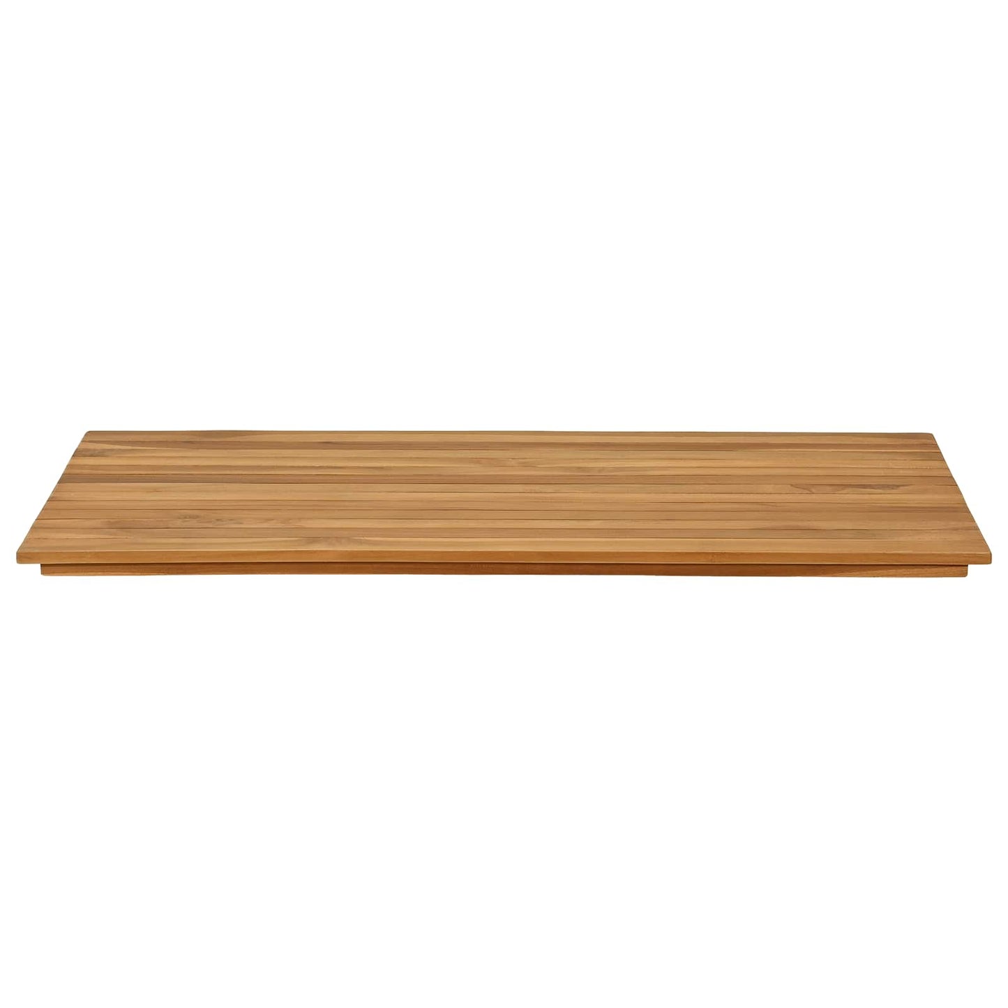 Asztallap 100 x 50 x 3,5 cm Négyszögletes Tömör Teakfa