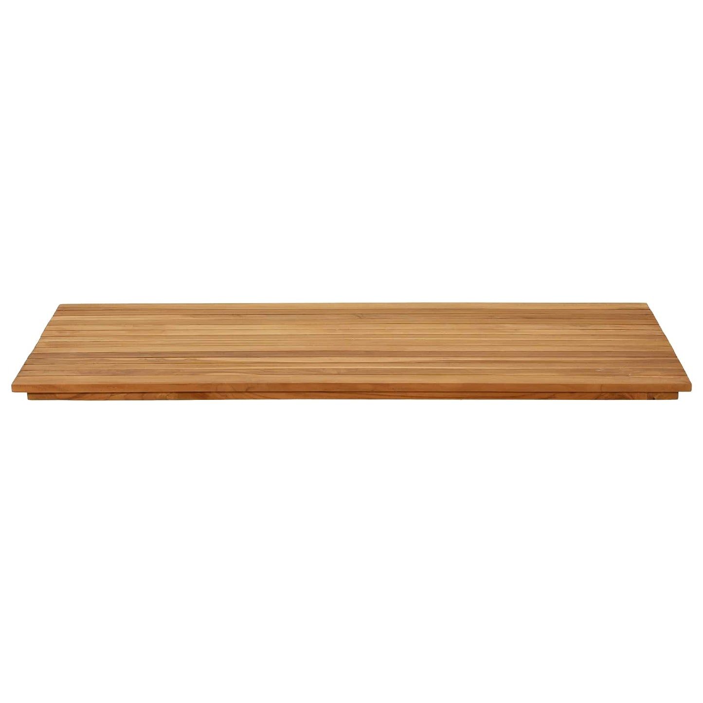 Asztallap 110 x 55 x 3,5 cm Négyszögletes Tömör Teakfa