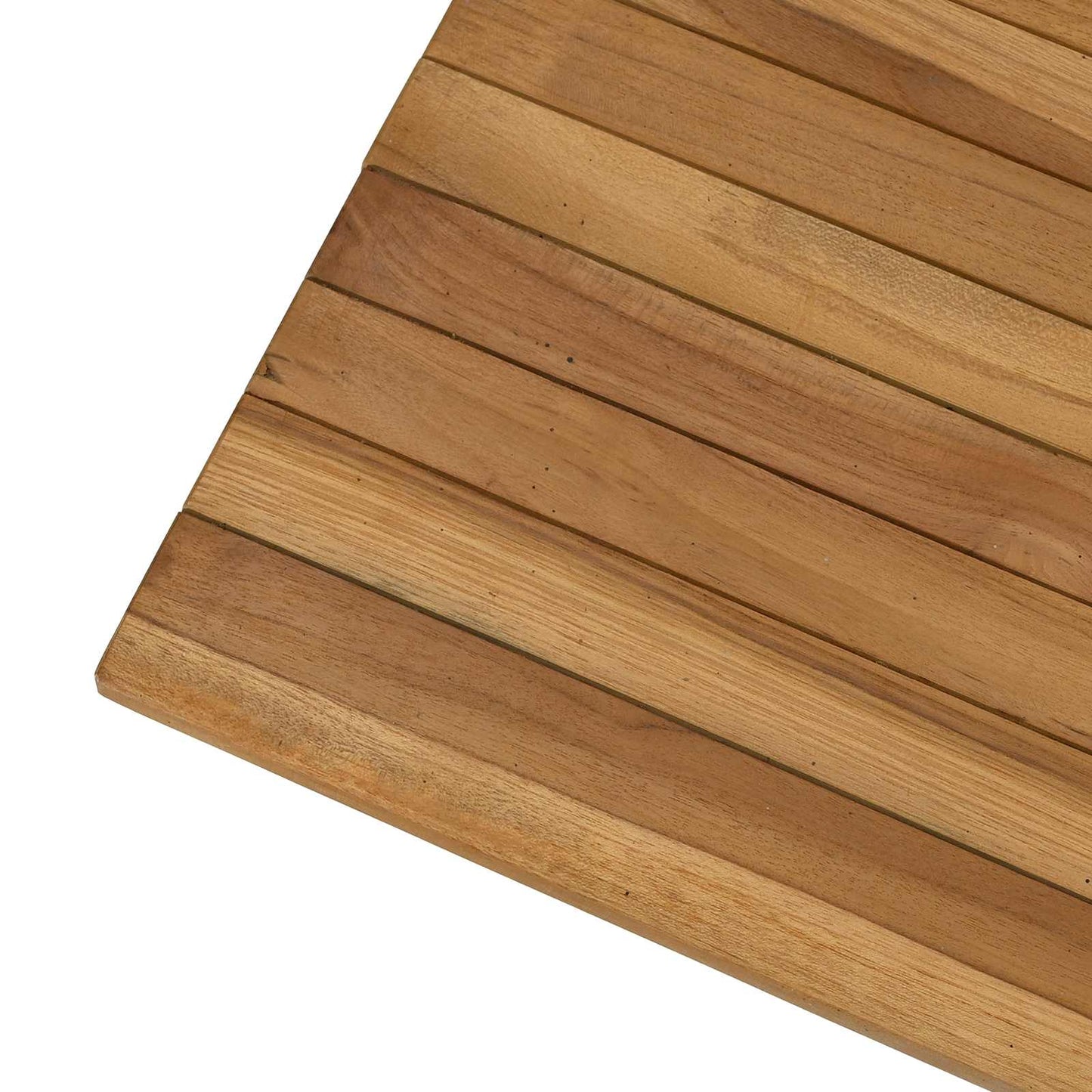 Asztallap 120 x 70 x 3,5 cm Négyszögletes Tömör Teakfa