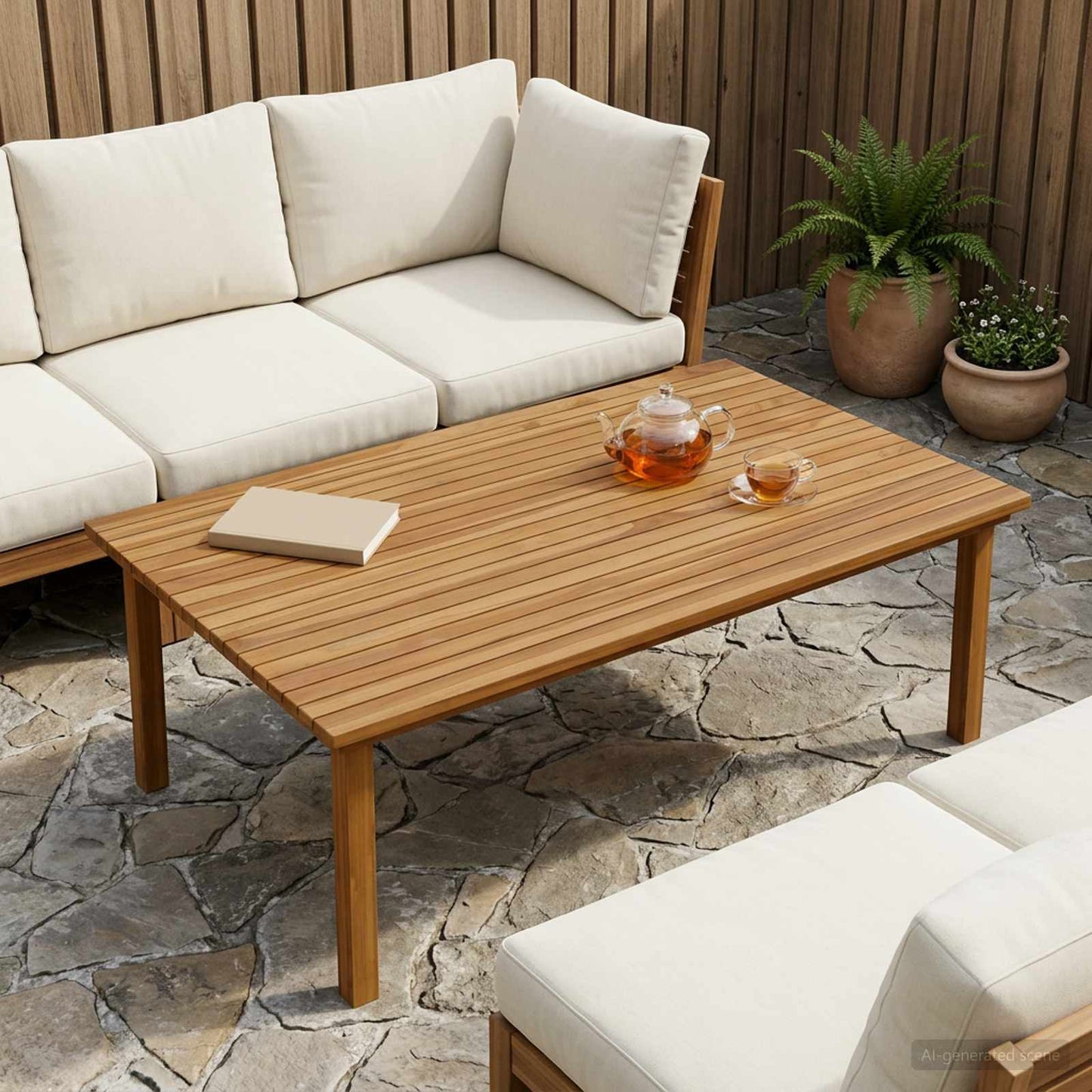 Asztallap 120 x 70 x 3,5 cm Négyszögletes Tömör Teakfa