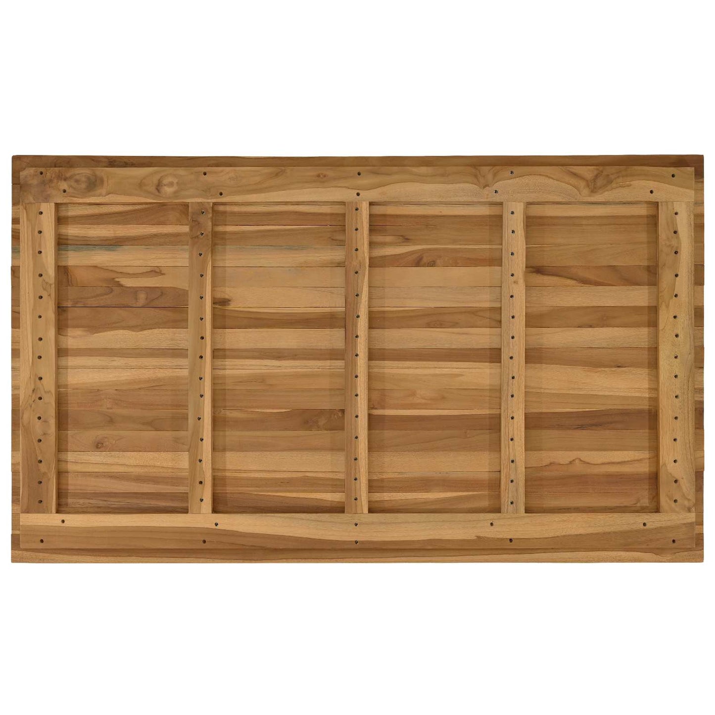 Asztallap 120 x 70 x 3,5 cm Négyszögletes Tömör Teakfa