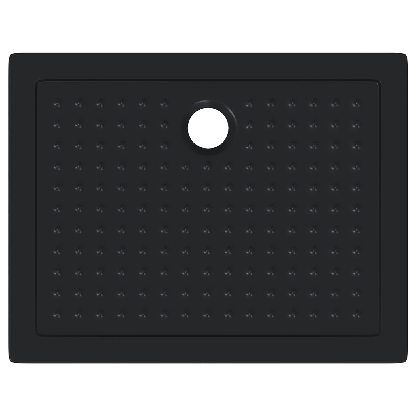 Zuhany Alap Tálca Dots-szal 90 x 70 x 4 cm ABS Fekete