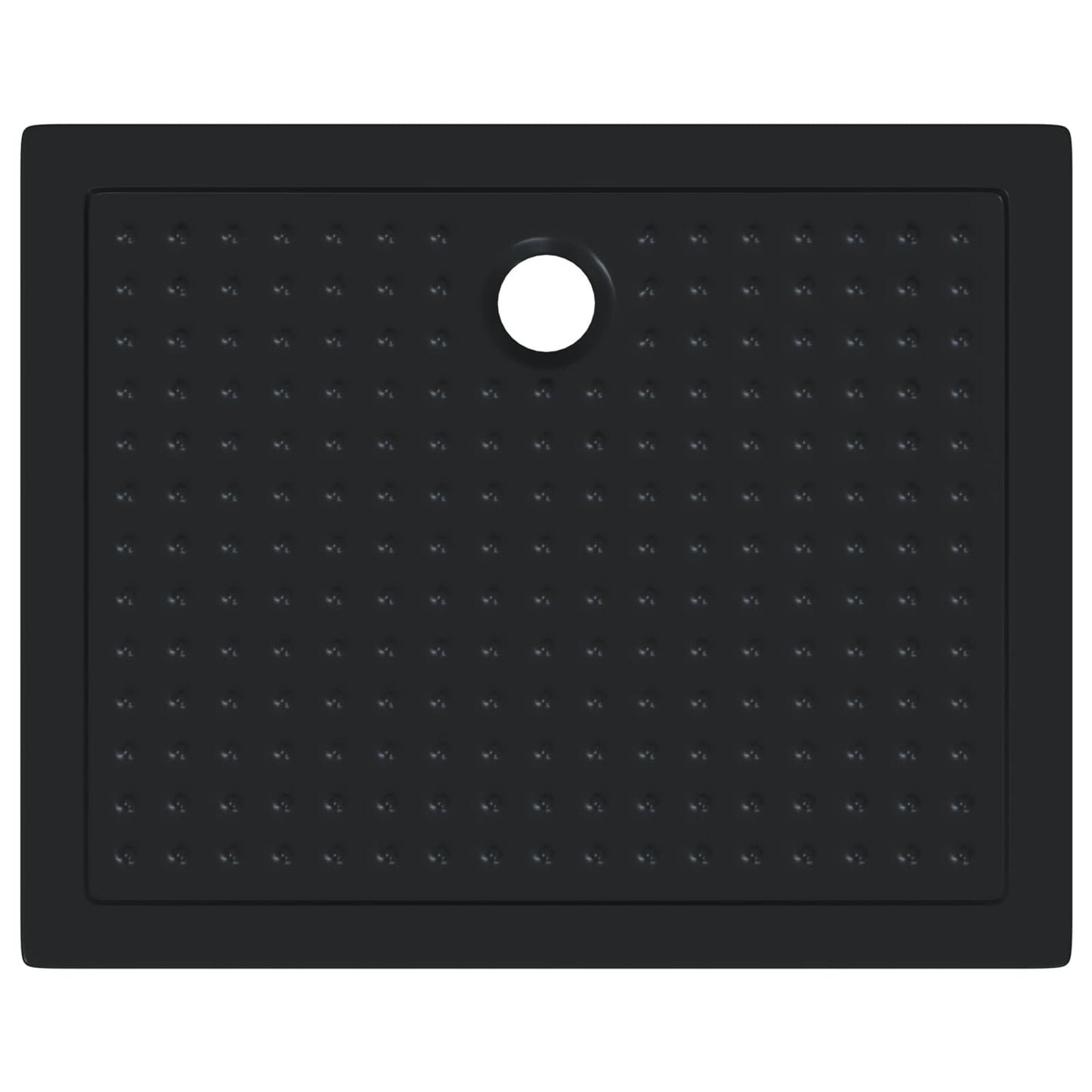 Zuhany Alap Tálca Dots-szal 100 x 80 x 4 cm ABS Fekete