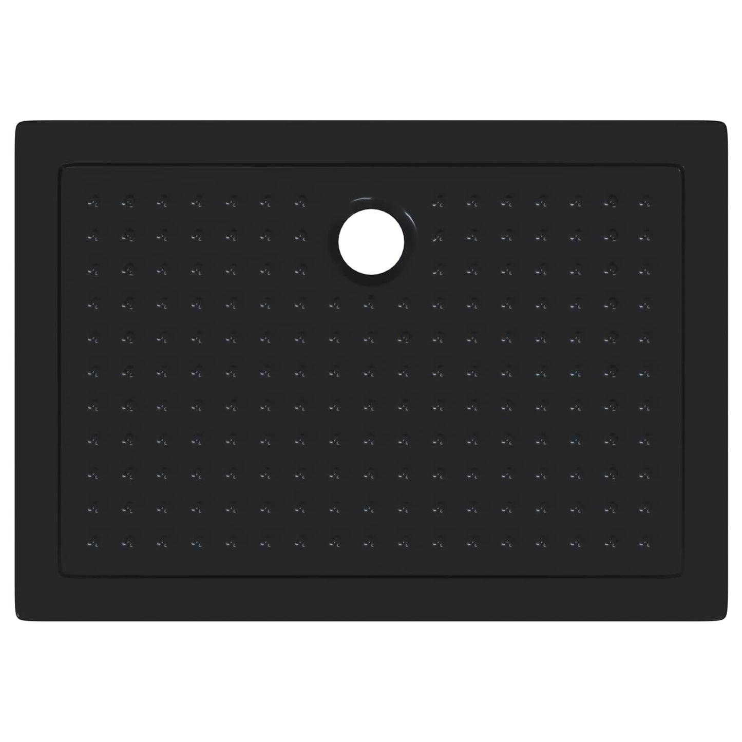 Zuhany Alap Tálca Dots-szal 100 x 70 x 4 cm ABS Fekete