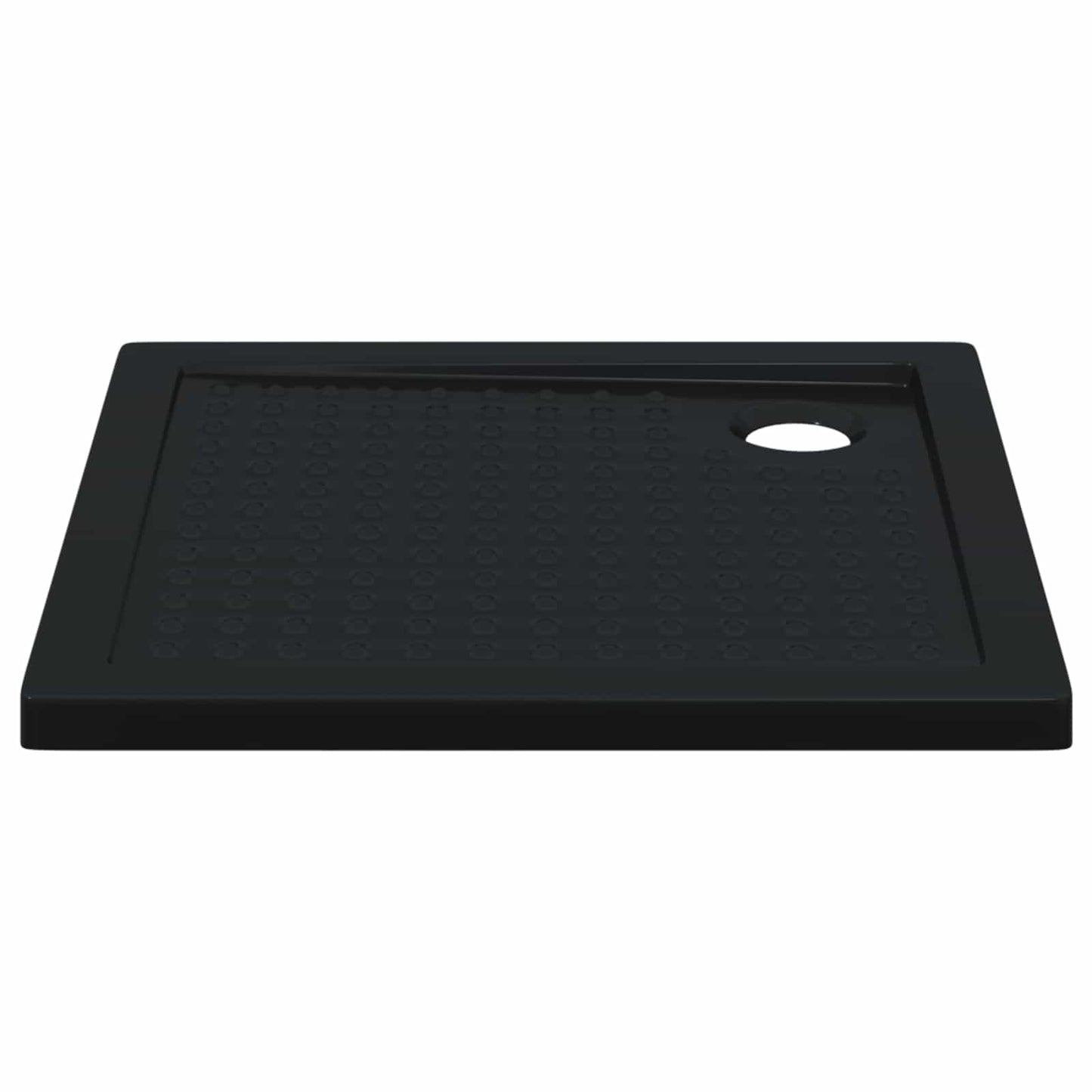 Zuhany Alap Tálca Dots-szal 80 x 80 x 4 cm ABS Fekete