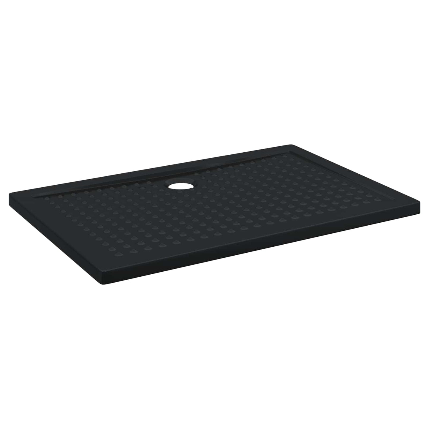 Zuhany Alap Tálca Dots-szal 120 x 80 x 4 cm ABS Fekete