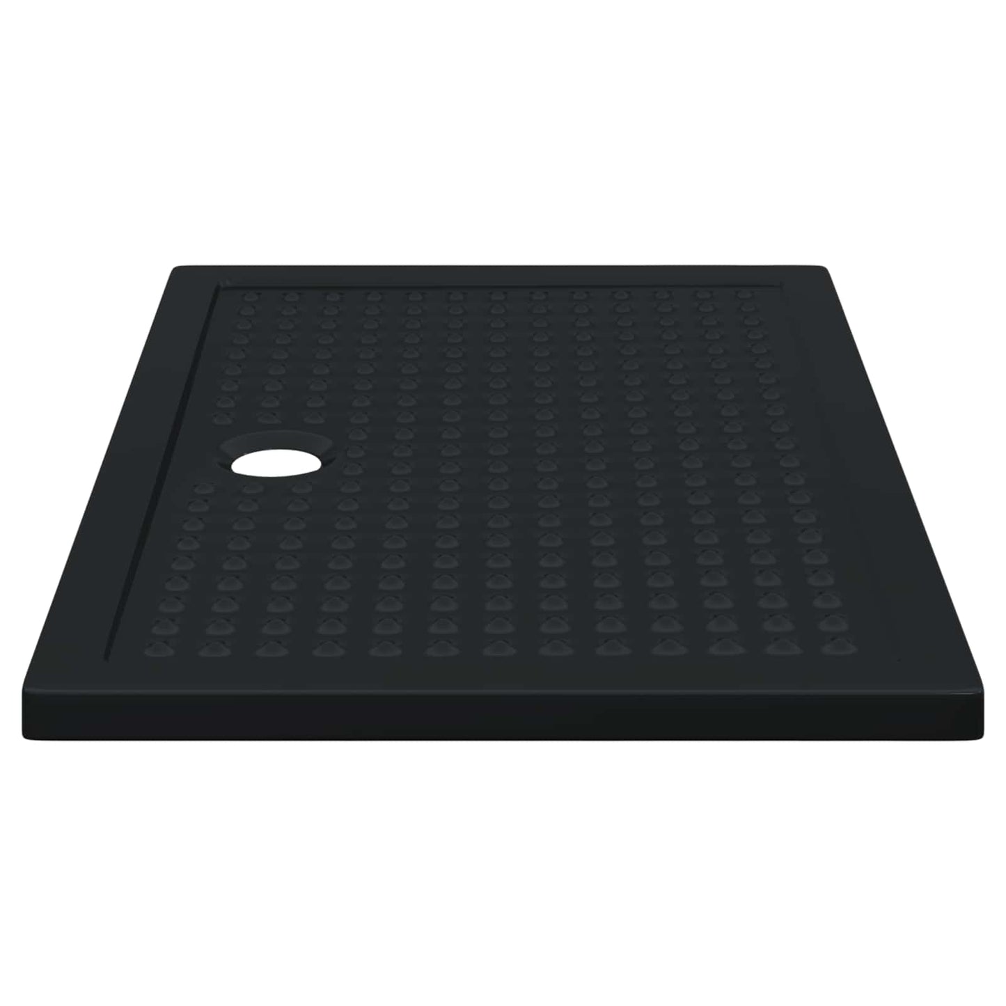 Zuhany Alap Tálca Dots-szal 120 x 80 x 4 cm ABS Fekete