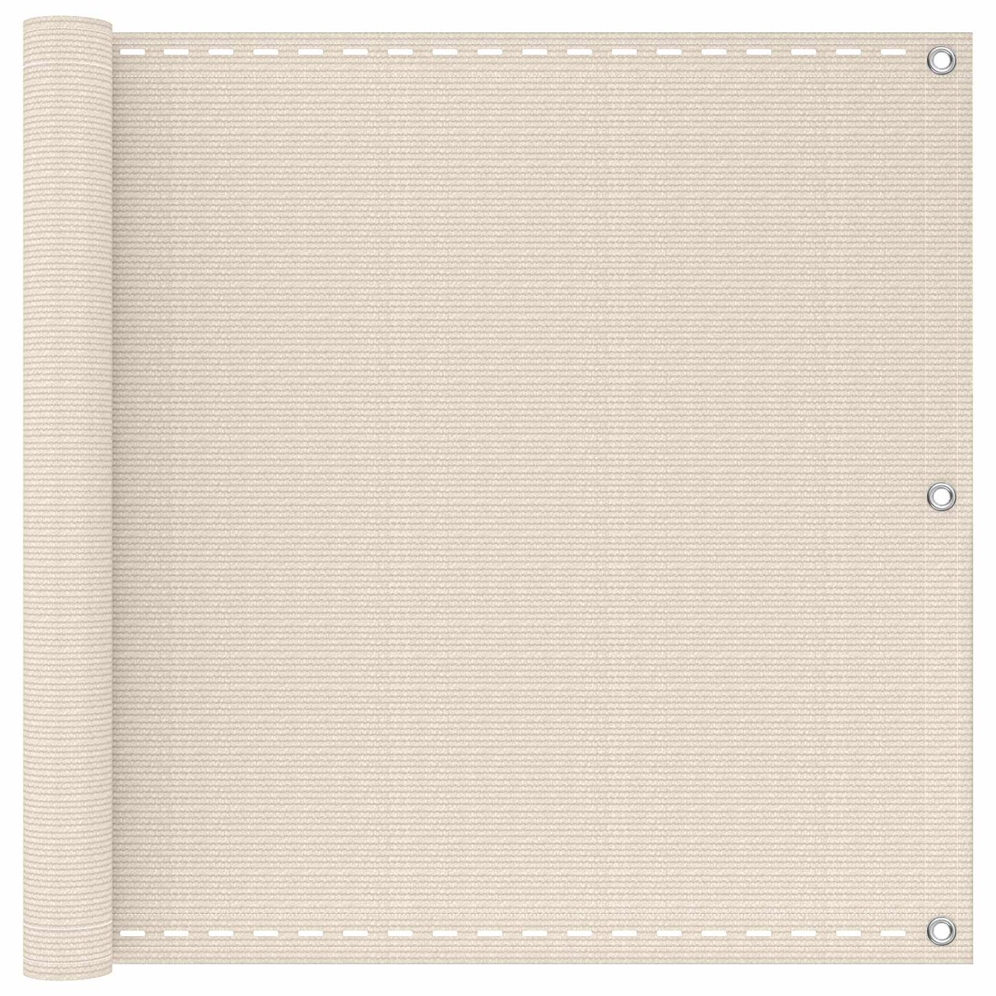 Erkély Szúnyogháló Krémszínű 75 x 800 cm HDPE és Alumínium