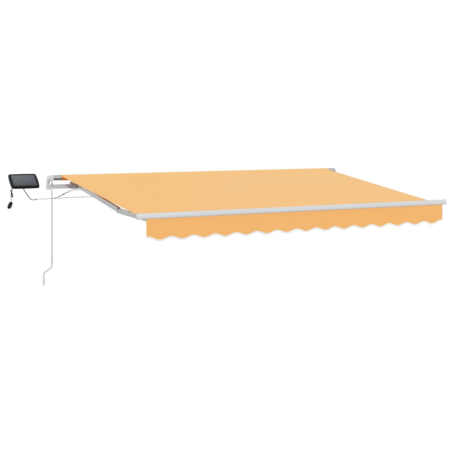 Behúzható napellenző Homokszín 300 x 250 cm Szövet és Alumínium
