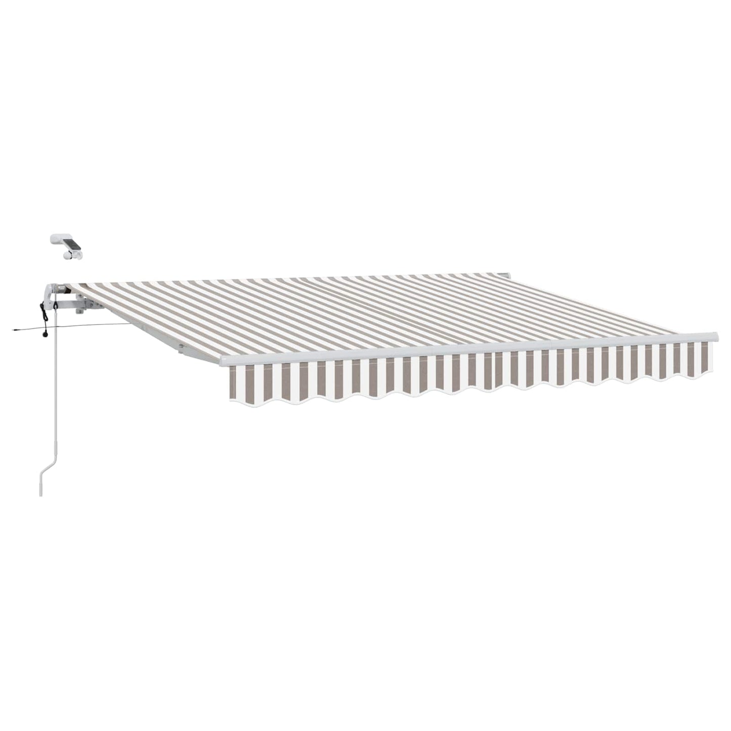 Napernyő Anyag Világosszürke és fehér 300 x 250 cm Poliészter