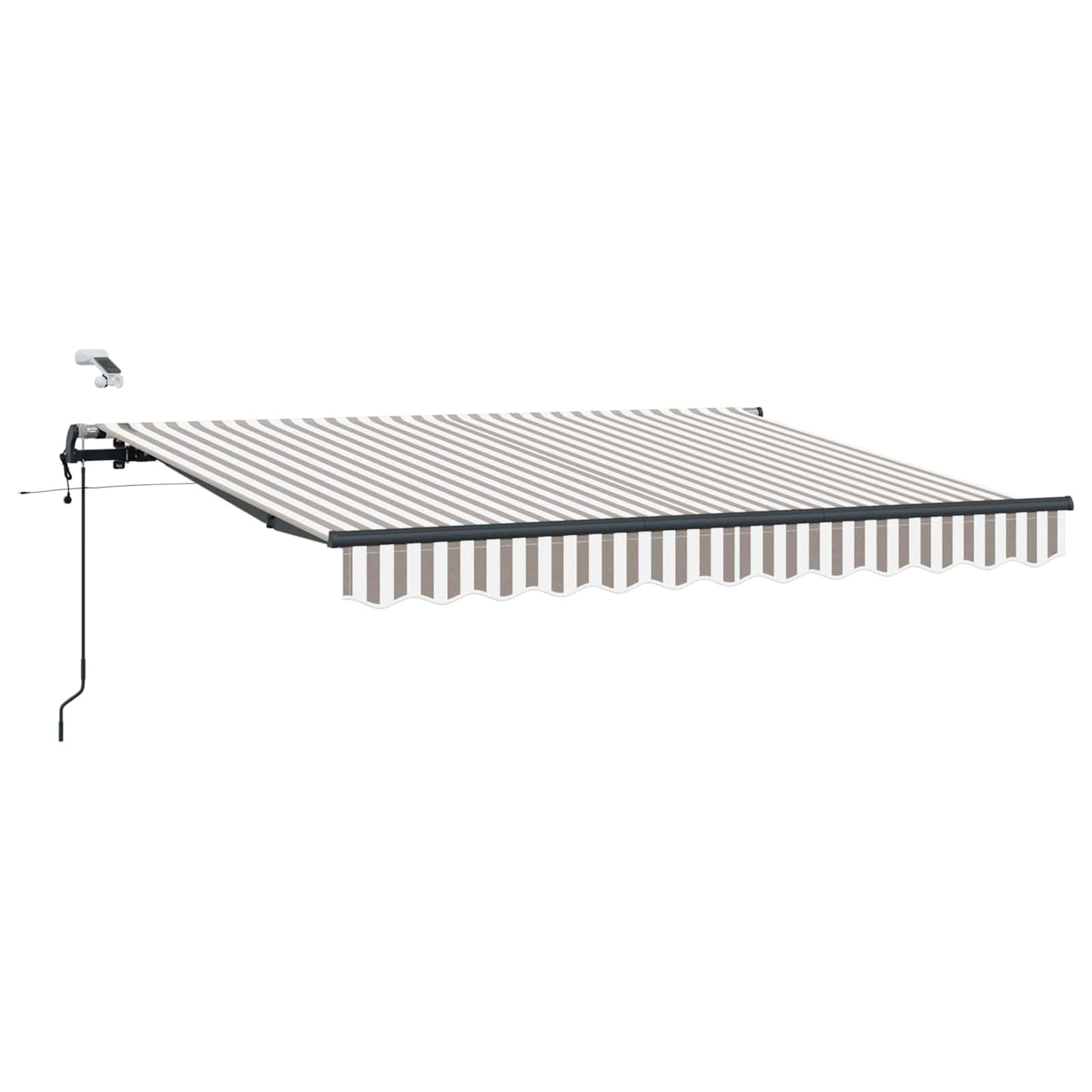 Napernyő Anyag Világosszürke és fehér 400 × 300 cm Poliészter