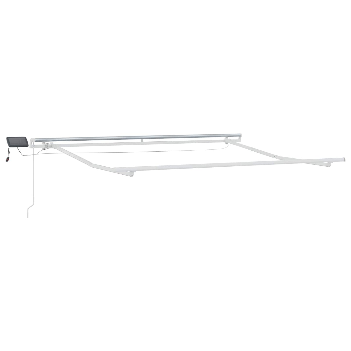 Behúzható napellenző Tópszínű 450 × 300 cm Szövet és Alumínium