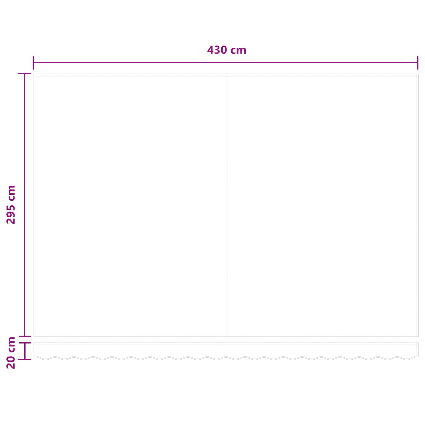 Behúzható napellenző Homokszín 450 × 300 cm Szövet és Fém
