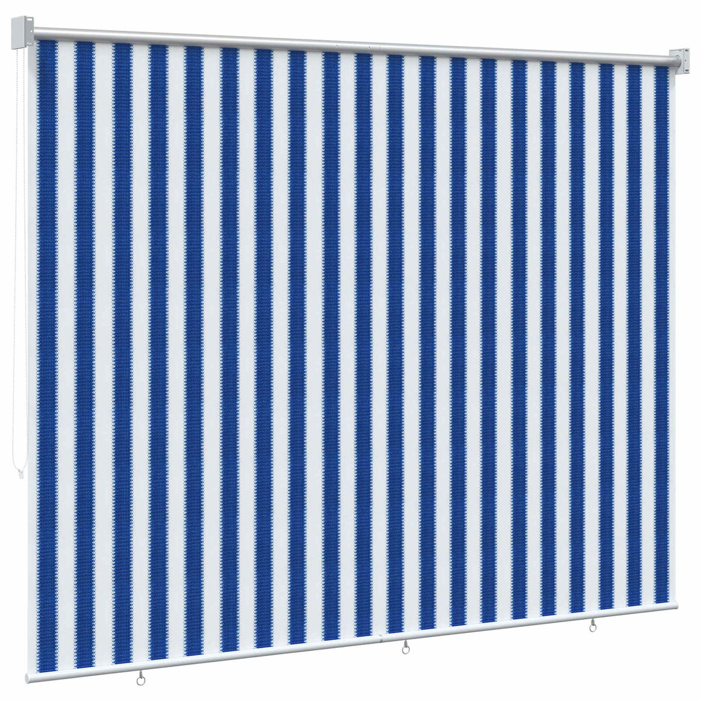 Kültéri Roló 90% UV Blokkolás Kék és Fehér Csíkos 180 x 230 cm