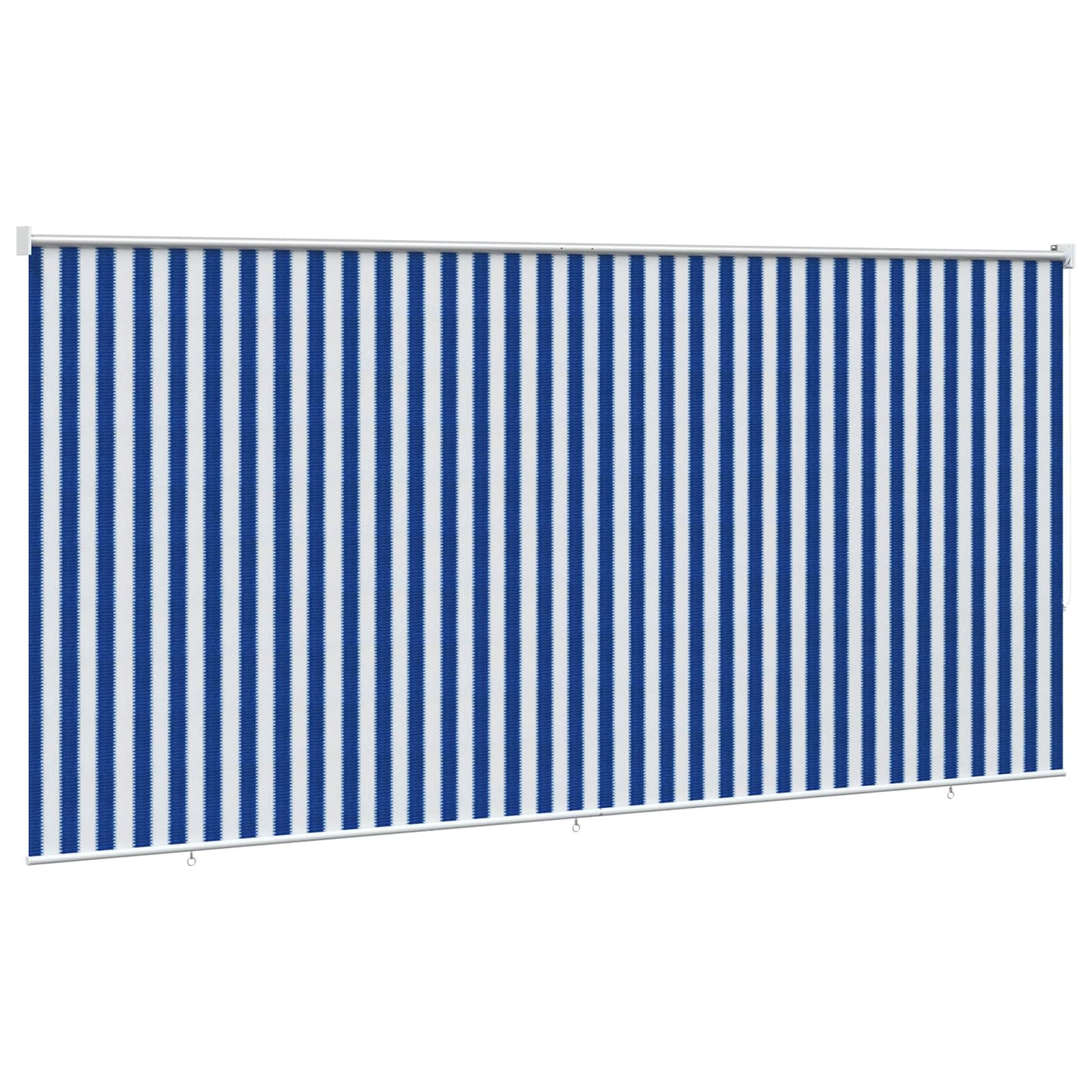 Kültéri Roló 90% UV Blokkolás Kék és Fehér Csíkos 400 x 230 cm