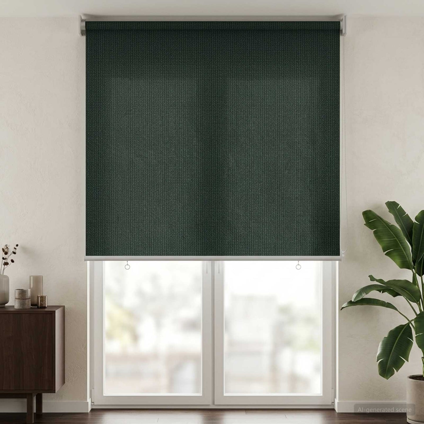 Kültéri Roló 90% UV Blokkolás Sötétzöld 80 x 230 cm HDPE